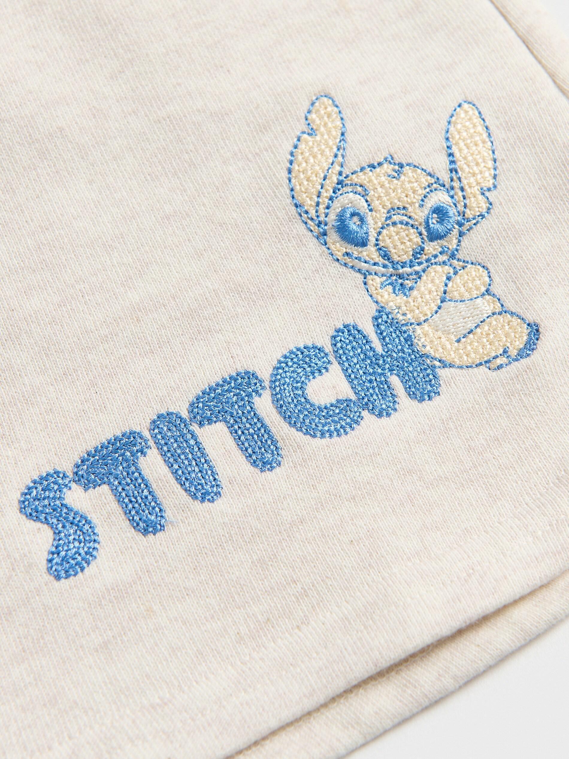 BEIGE Lilo & Stitch shorts, Beige, large image number 1