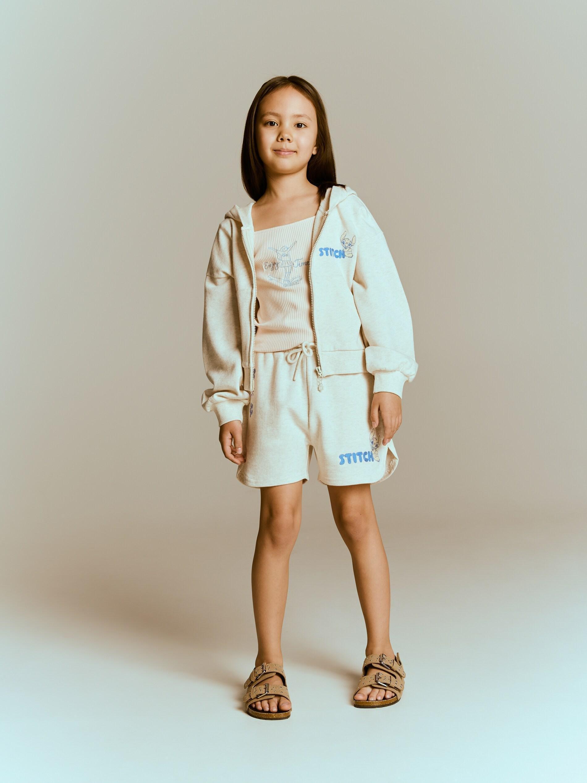 BEIGE Lilo & Stitch shorts, Beige, large image number 3