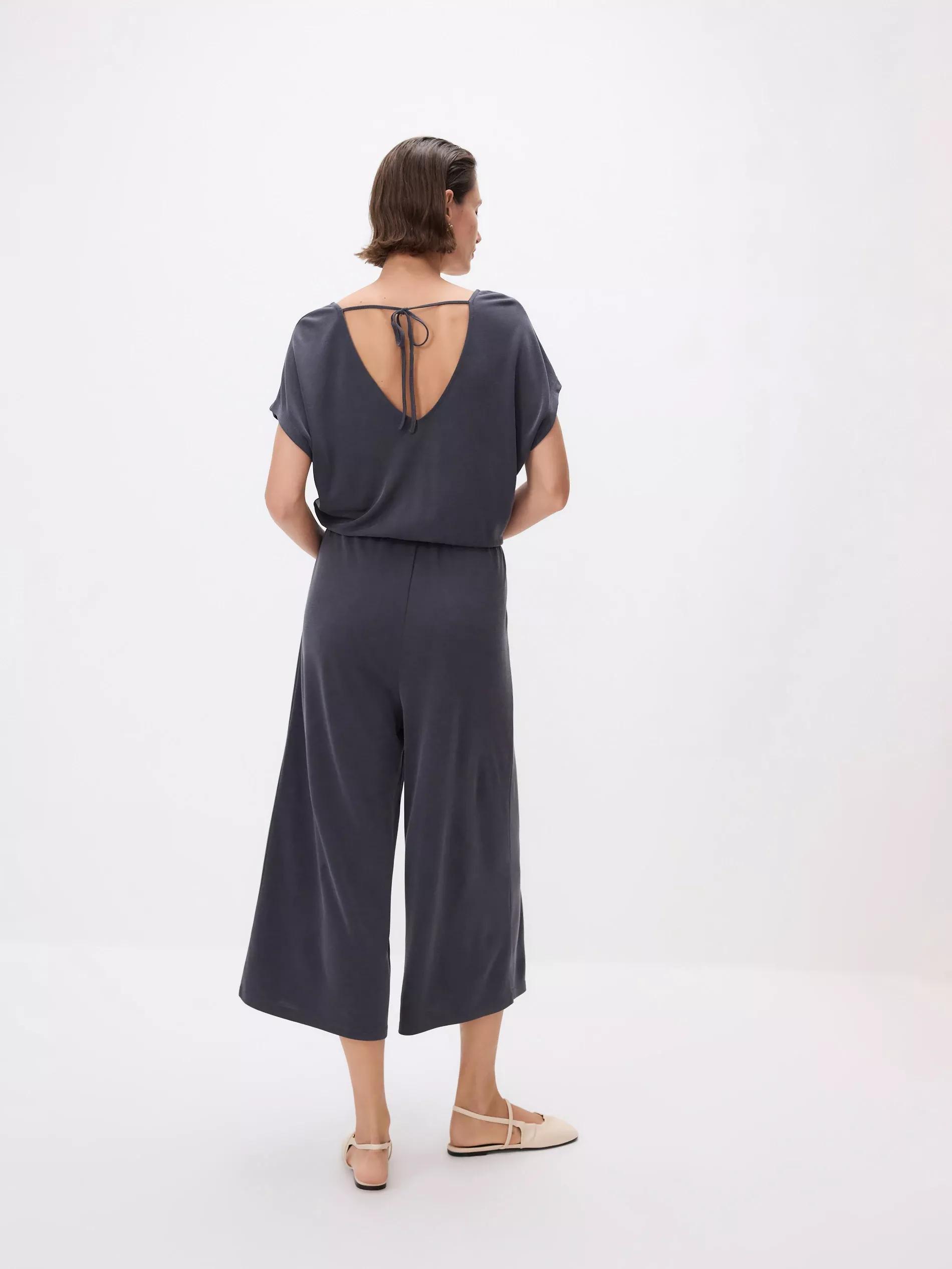DARK GREY Modal blend jumpsuit, Grey, large image number 1