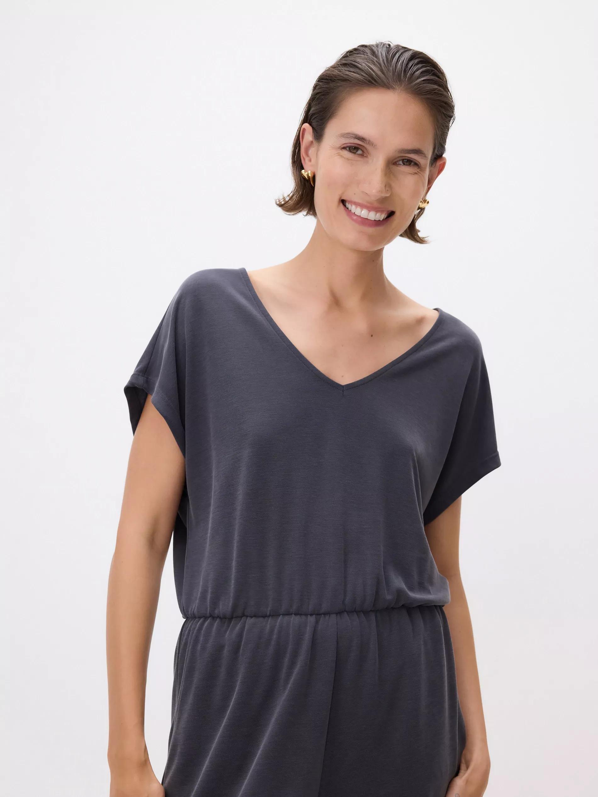 DARK GREY Modal blend jumpsuit, Grey, large image number 2