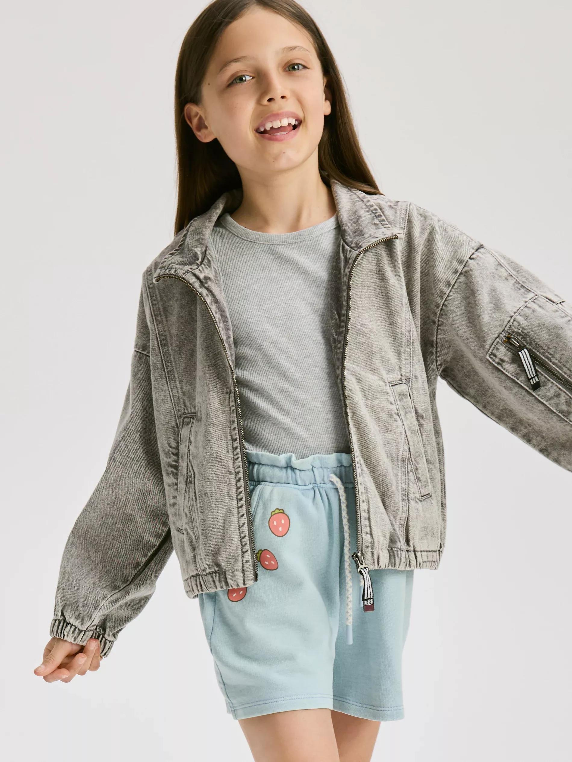 PALE BLUE Pusheen shorts, Blue, large image number 4