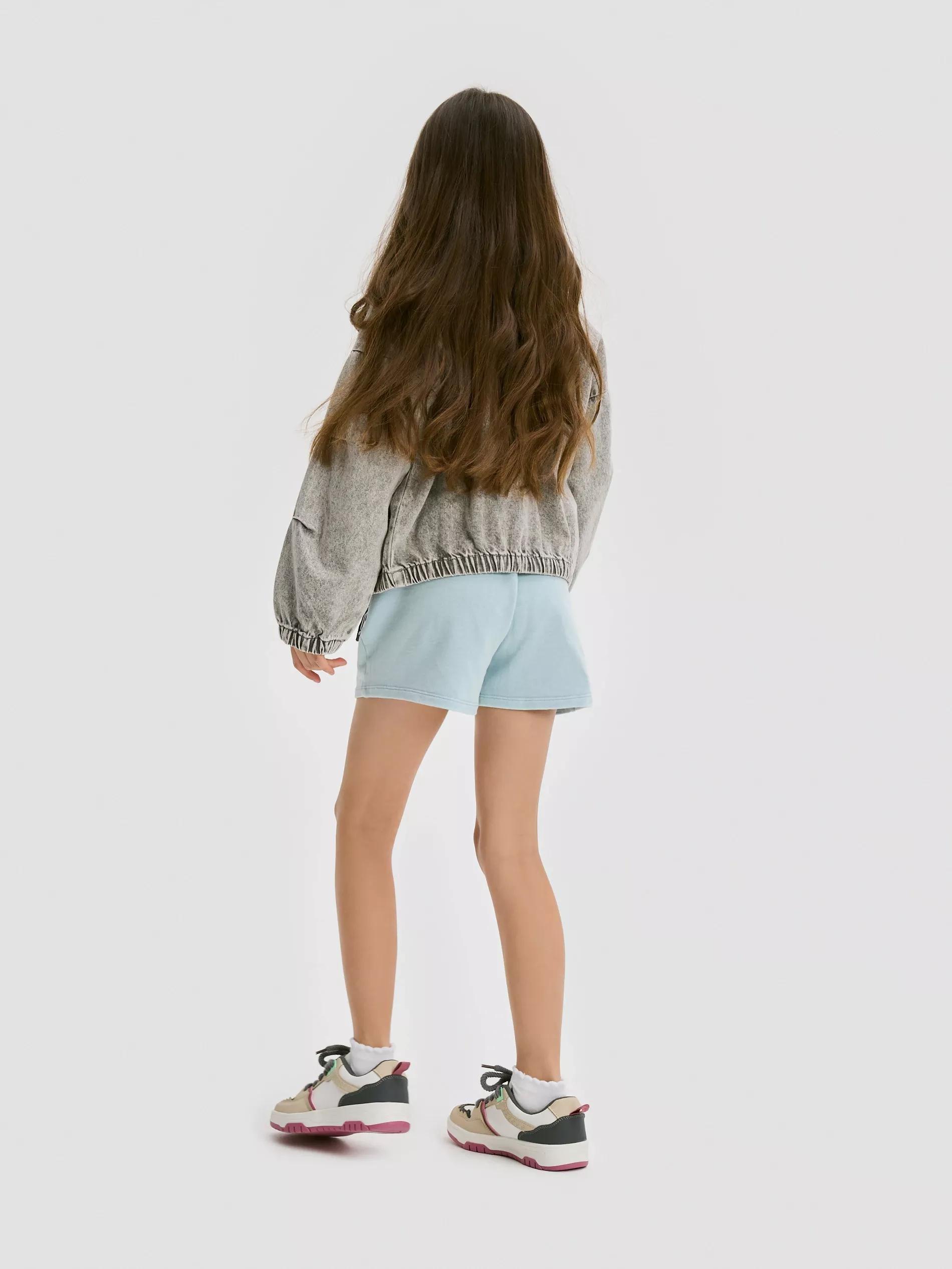 PALE BLUE Pusheen shorts, Blue, large image number 5