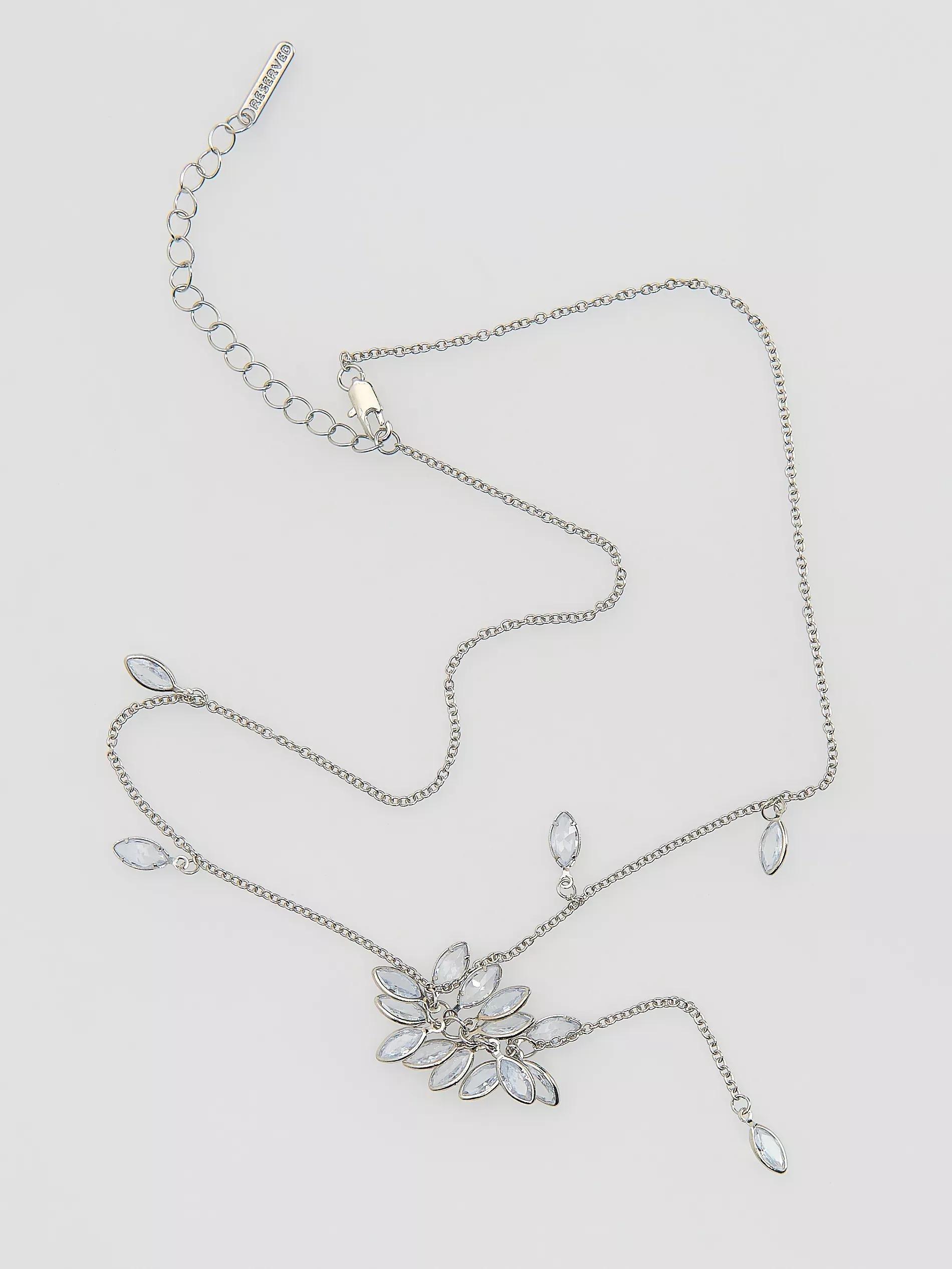 Silver Necklace With Pendant, Silver, large image number 1