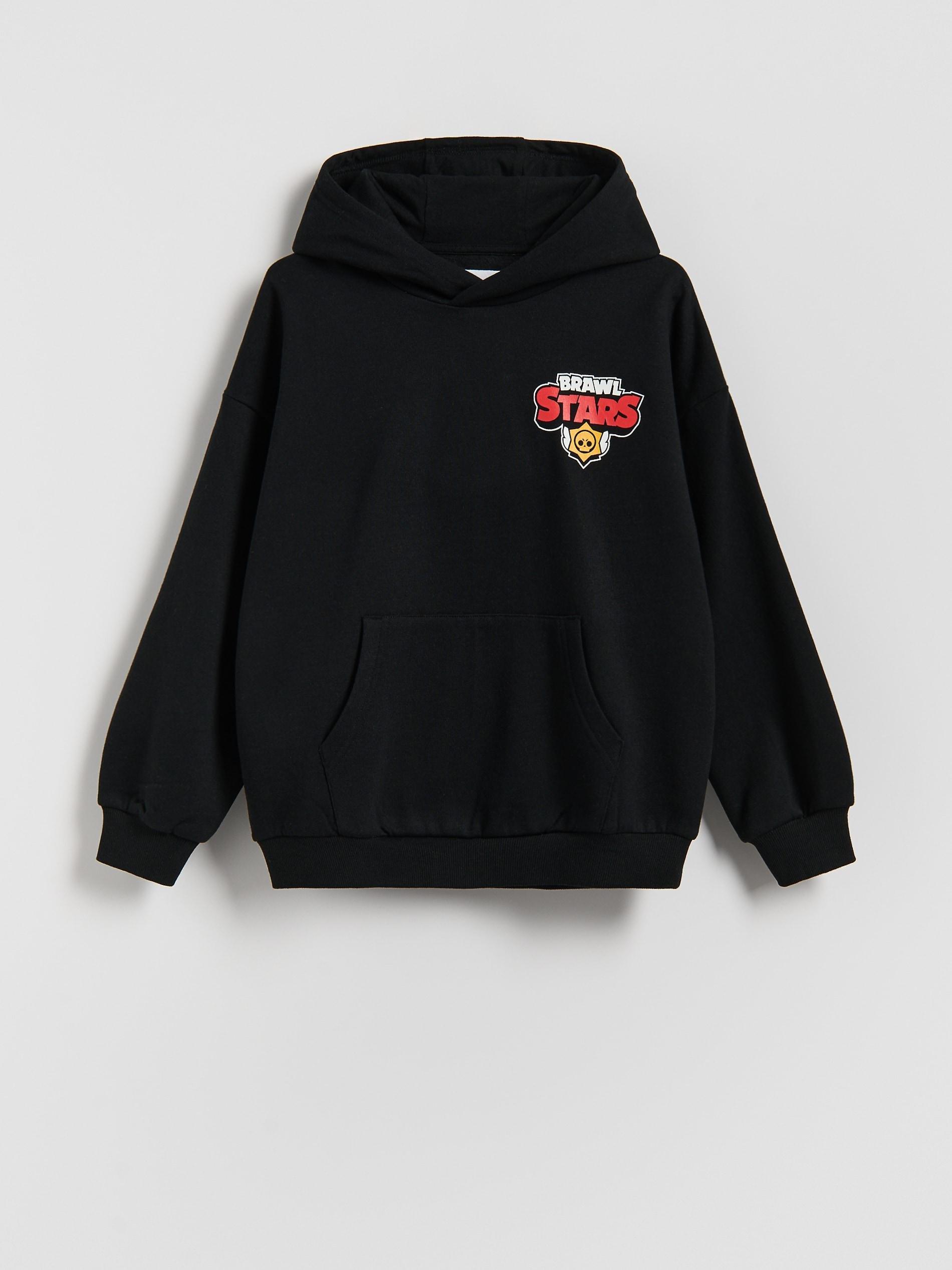 Black Brawl Stars Sweatshirt, Black, large image number 0