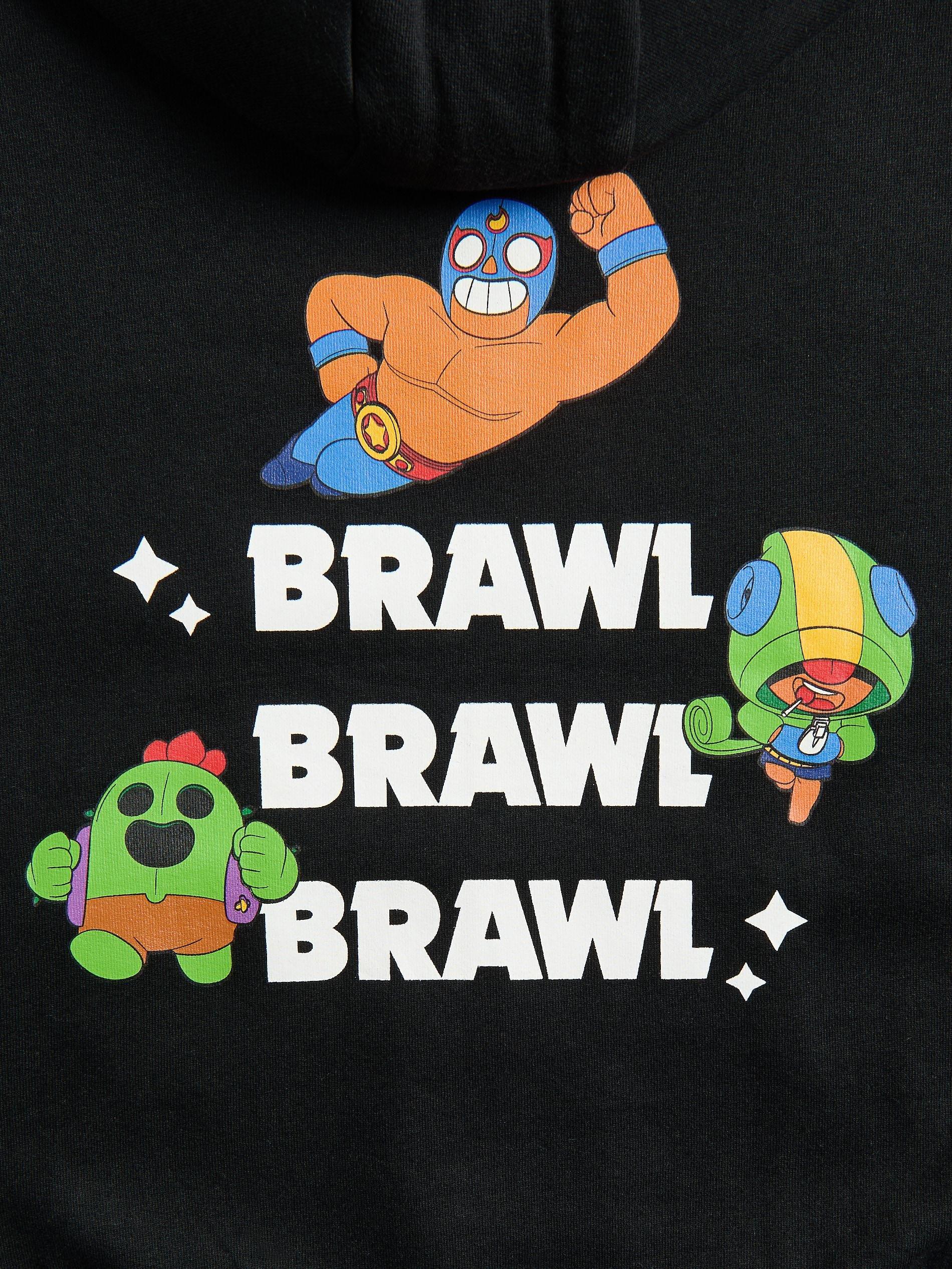 Black Brawl Stars Sweatshirt, Black, medium
