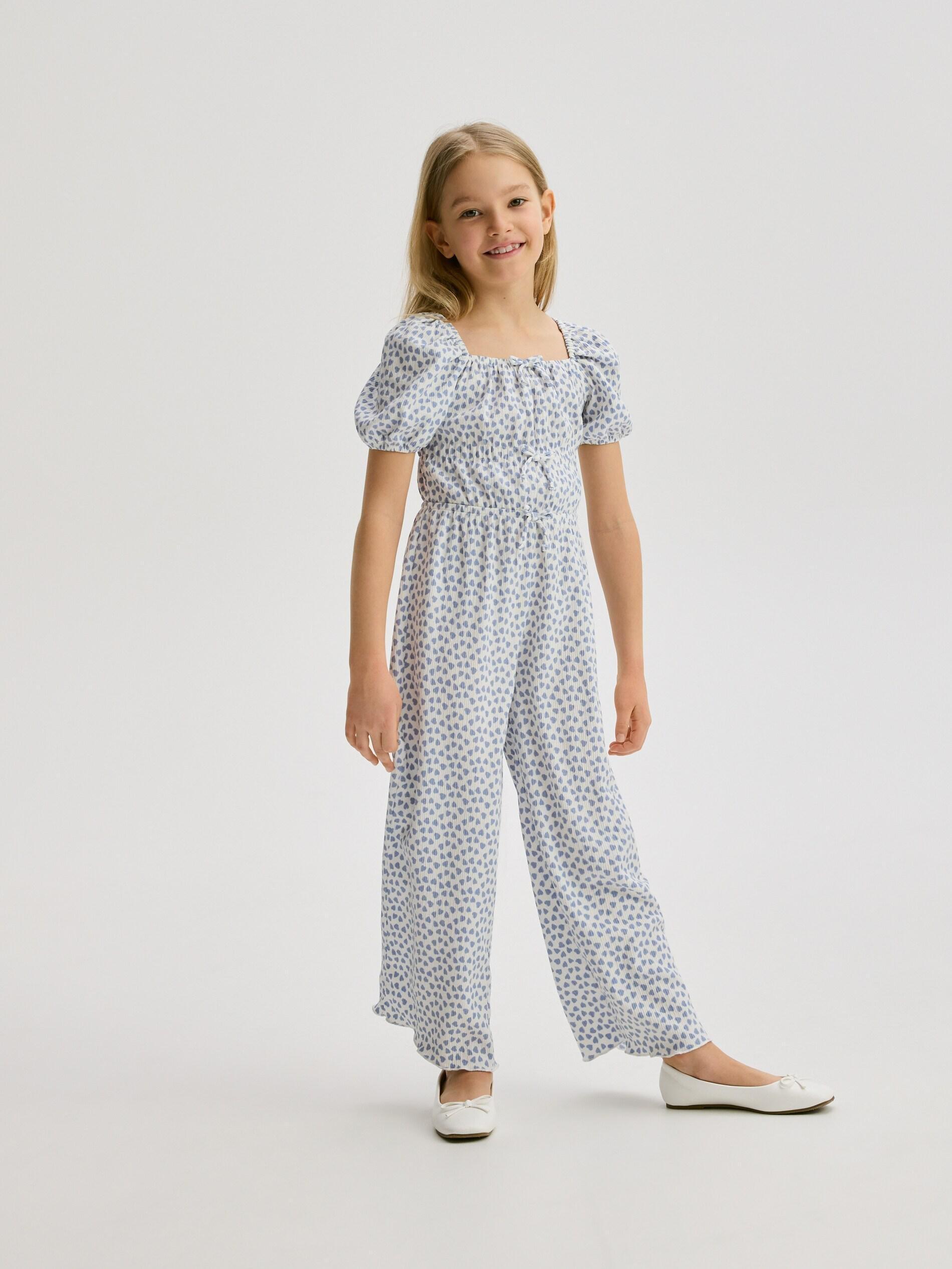 Blue Patterned Jumpsuit, , large image number 2