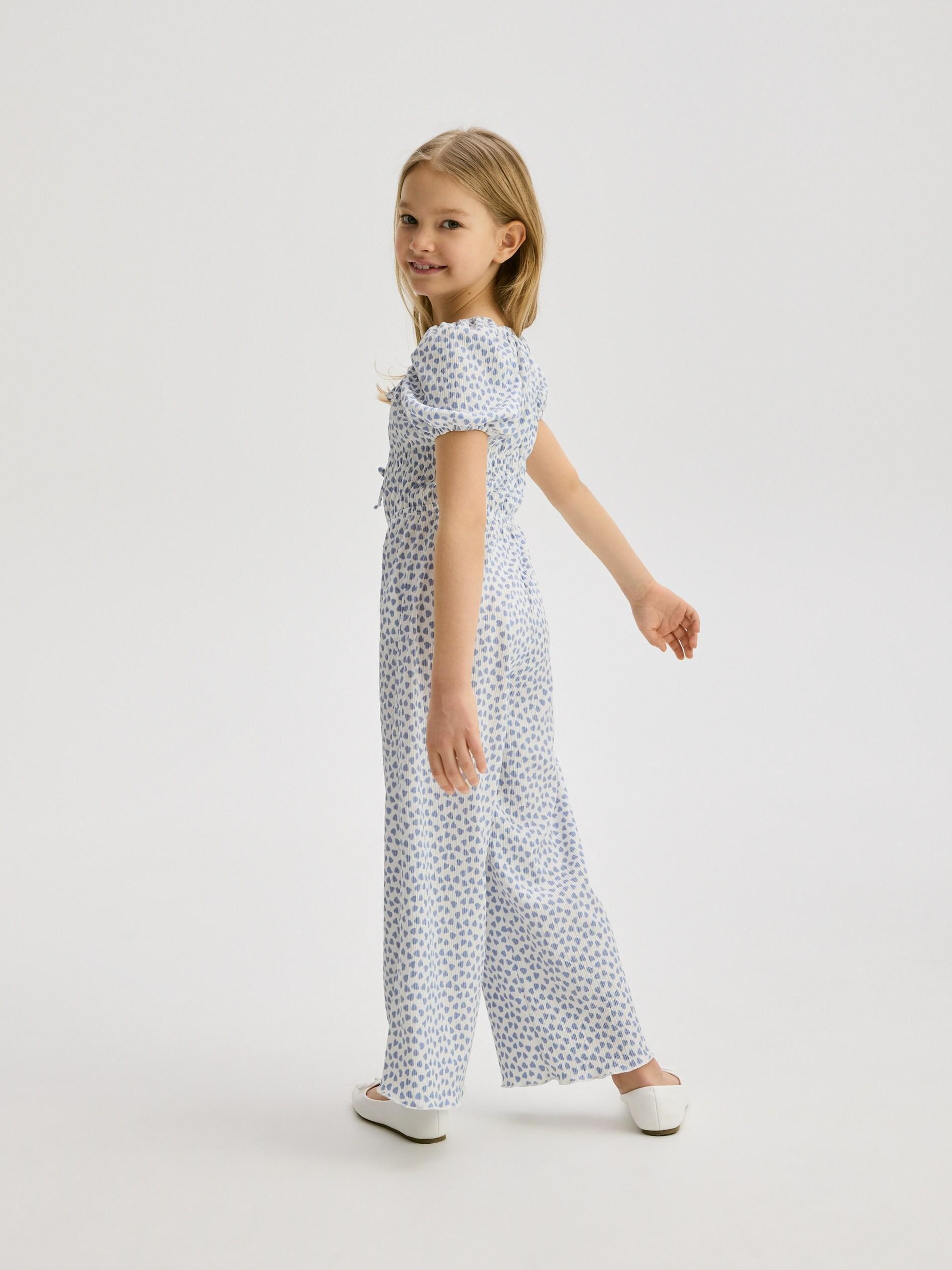 Blue Patterned Jumpsuit, , large image number 3