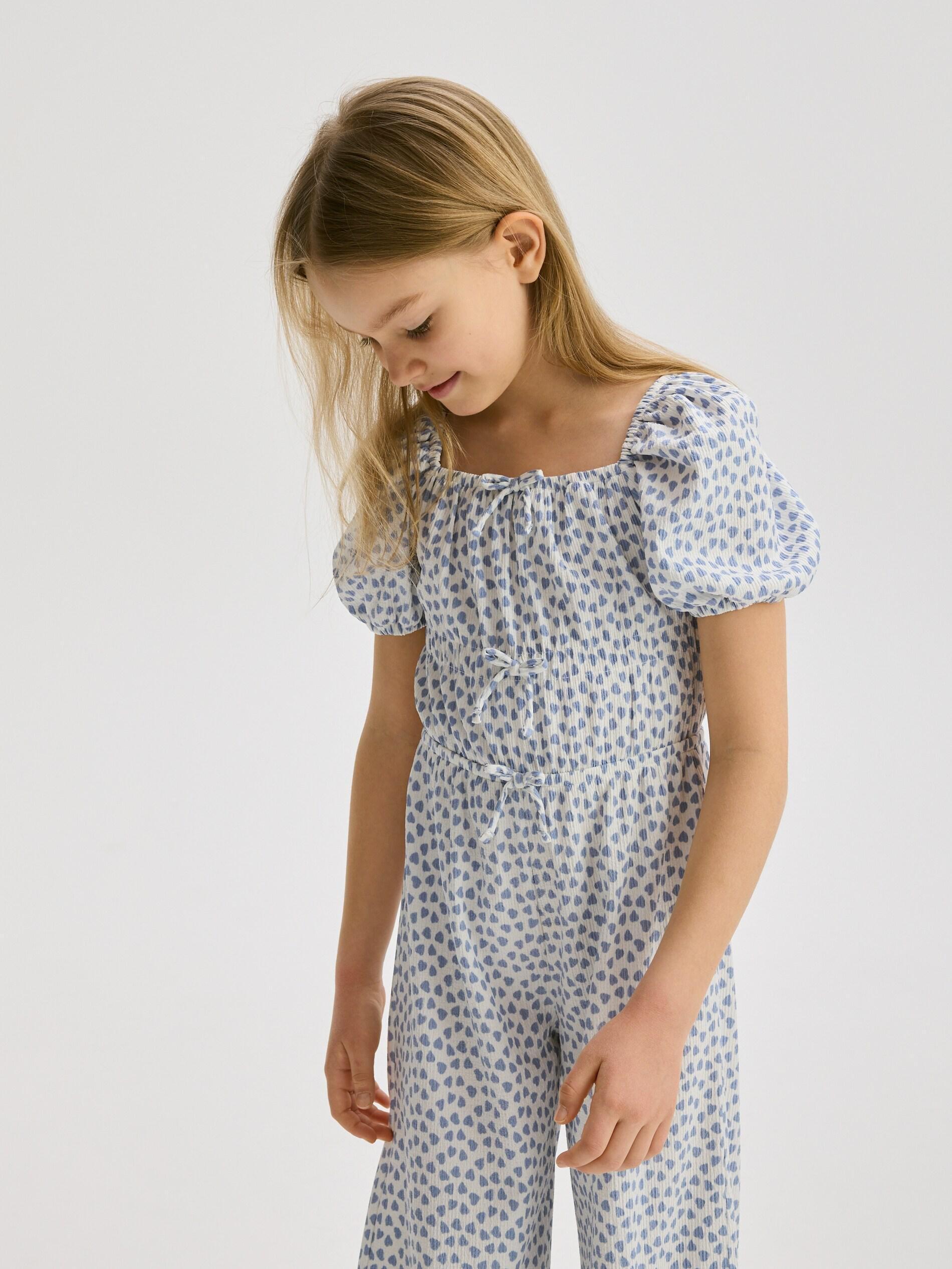 Blue Patterned Jumpsuit, , large image number 5