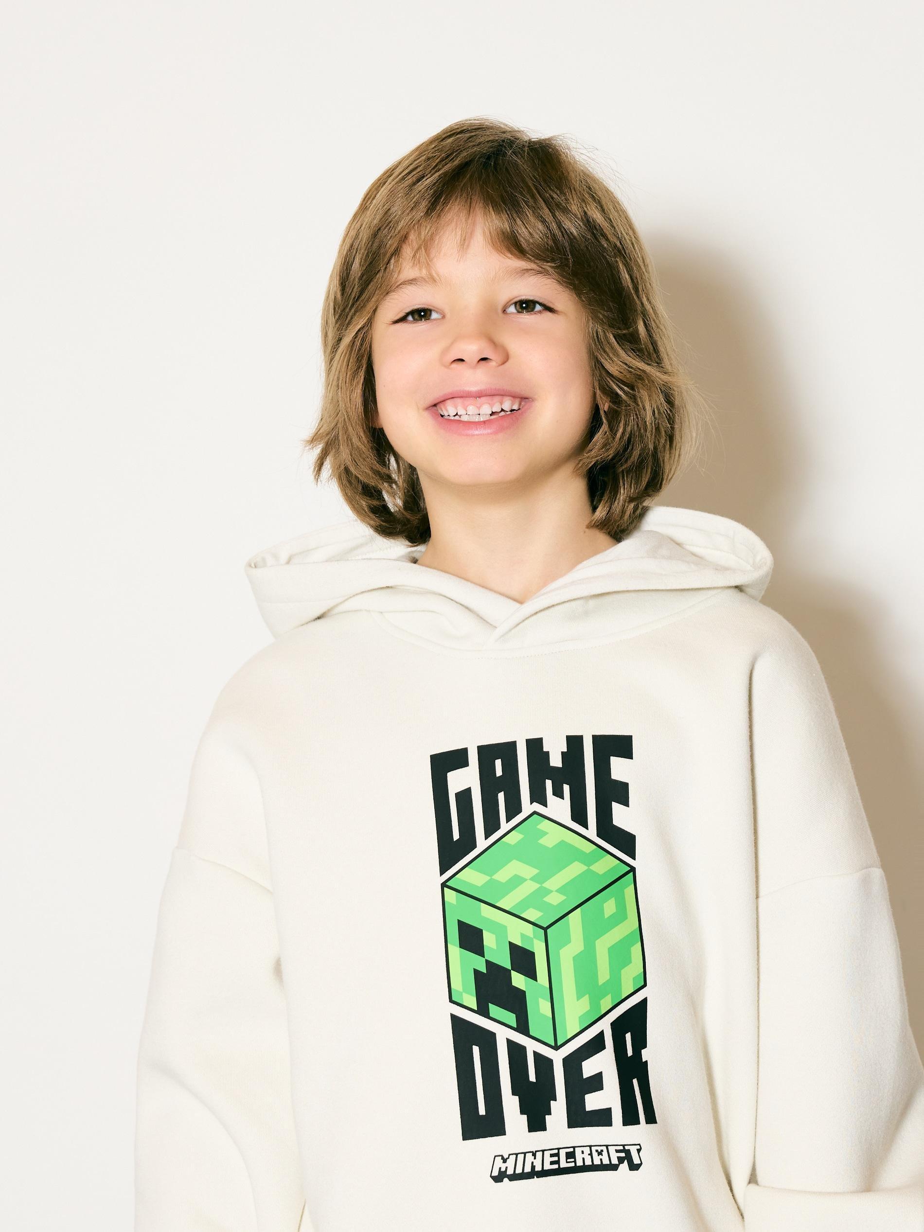 Cream Minecraft Hoodie, Ivory, large image number 0