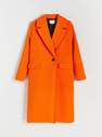 Reserved - Orange Wool Blend Coat