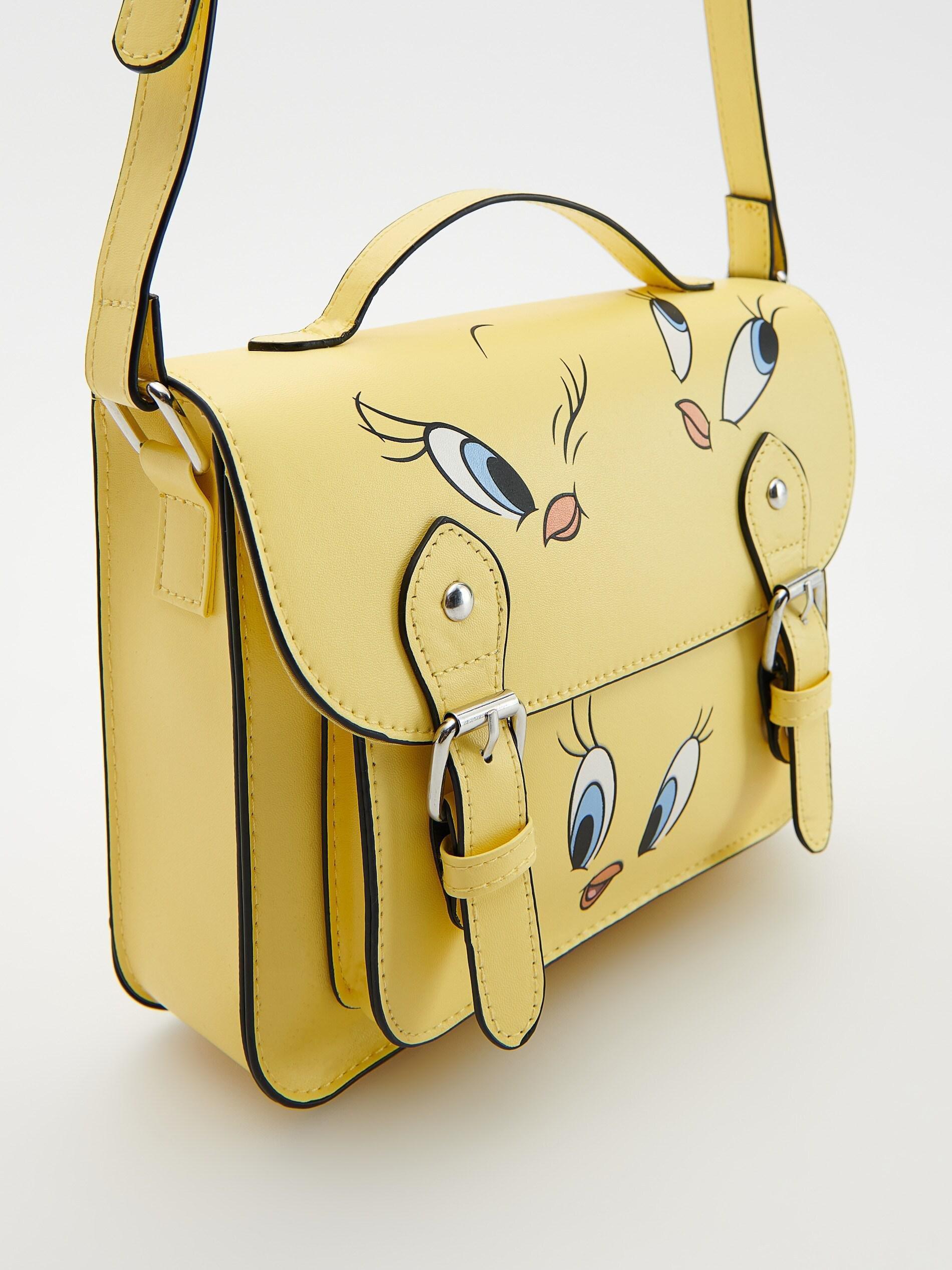 Yellow Handbag Briefcase Tweety, Kids Girl, , large image number 3