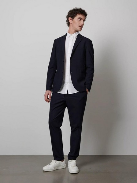 Reserved - Navy Elastic Waist Trousers