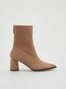 Reserved - Brown Leather Ankle Boots