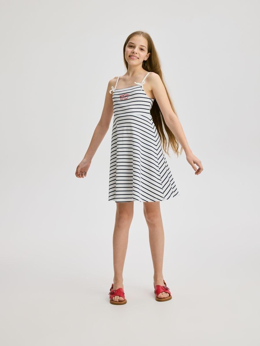 White Strap Dress, , medium
