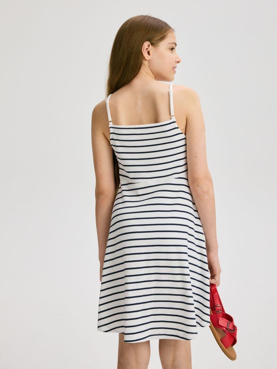 White Strap Dress, , large image number 2