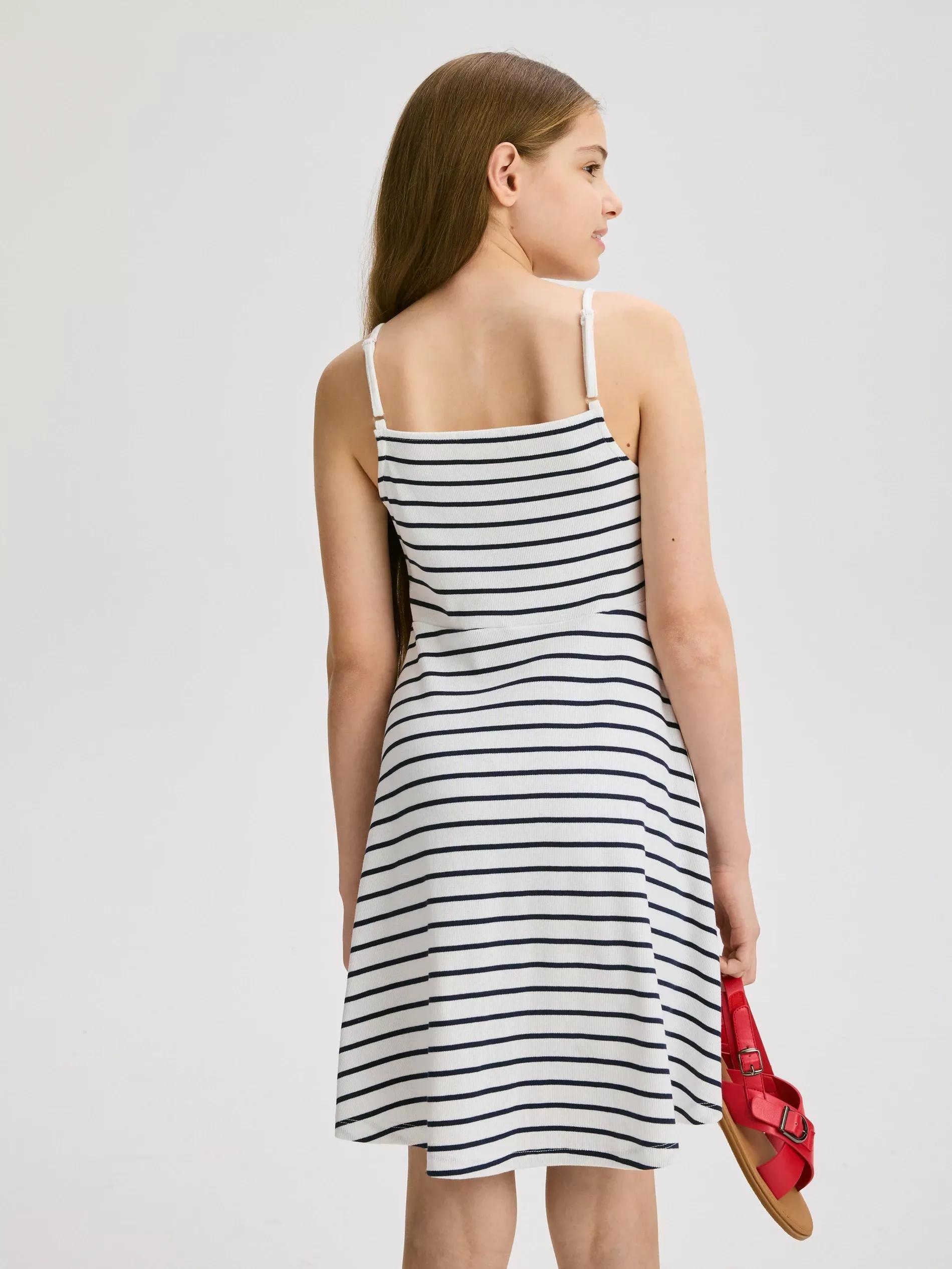 White Strap Dress, , large image number 4