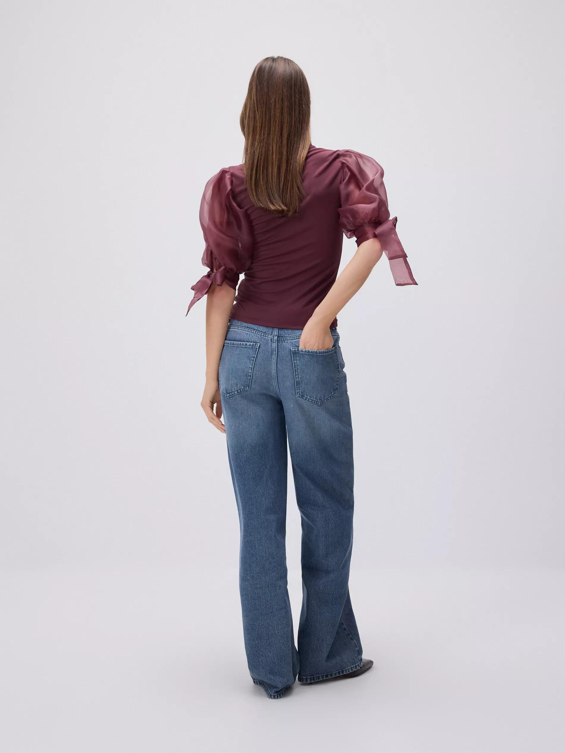 Maroon Modal Rich Top, Burgundy, large image number 3