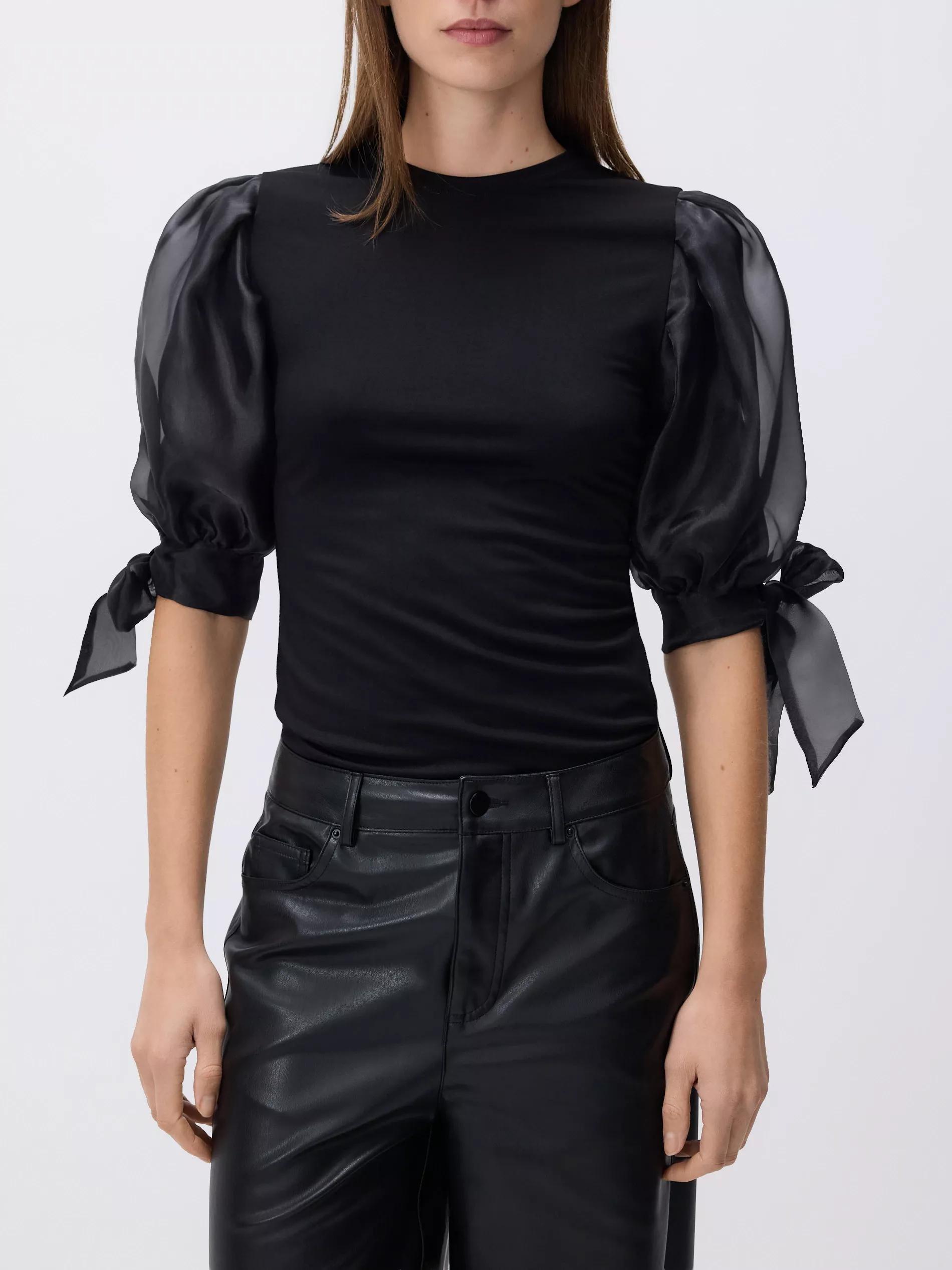 Black Modal Rich Top, Black, large image number 0