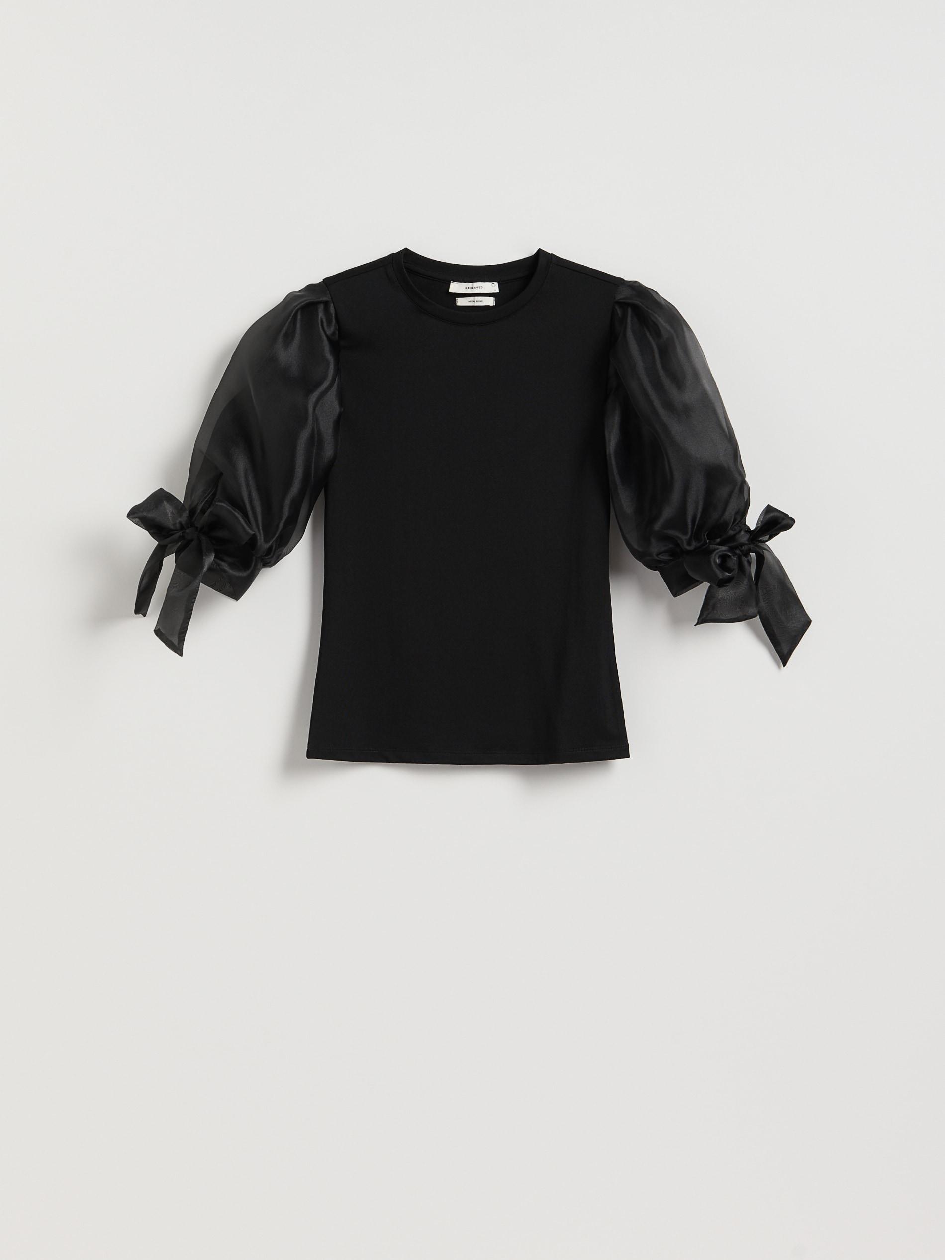 Black Modal Rich Top, Black, large image number 4