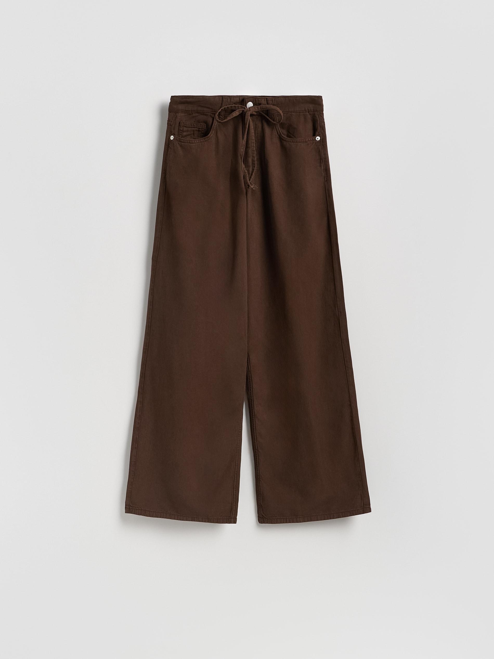 Brown Jeans Trousers, No Colour, large image number 4