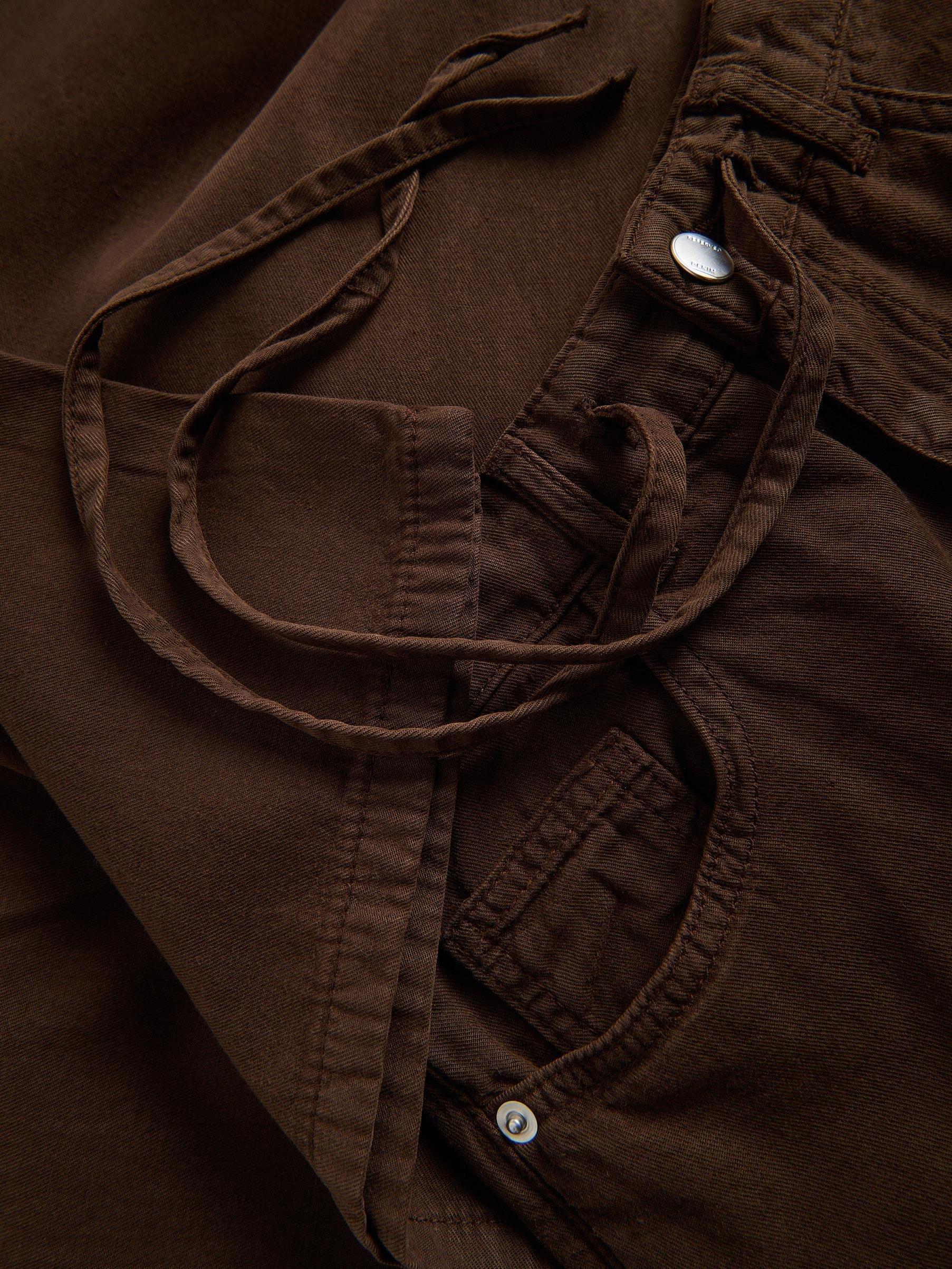 Brown Jeans Trousers, No Colour, large image number 5