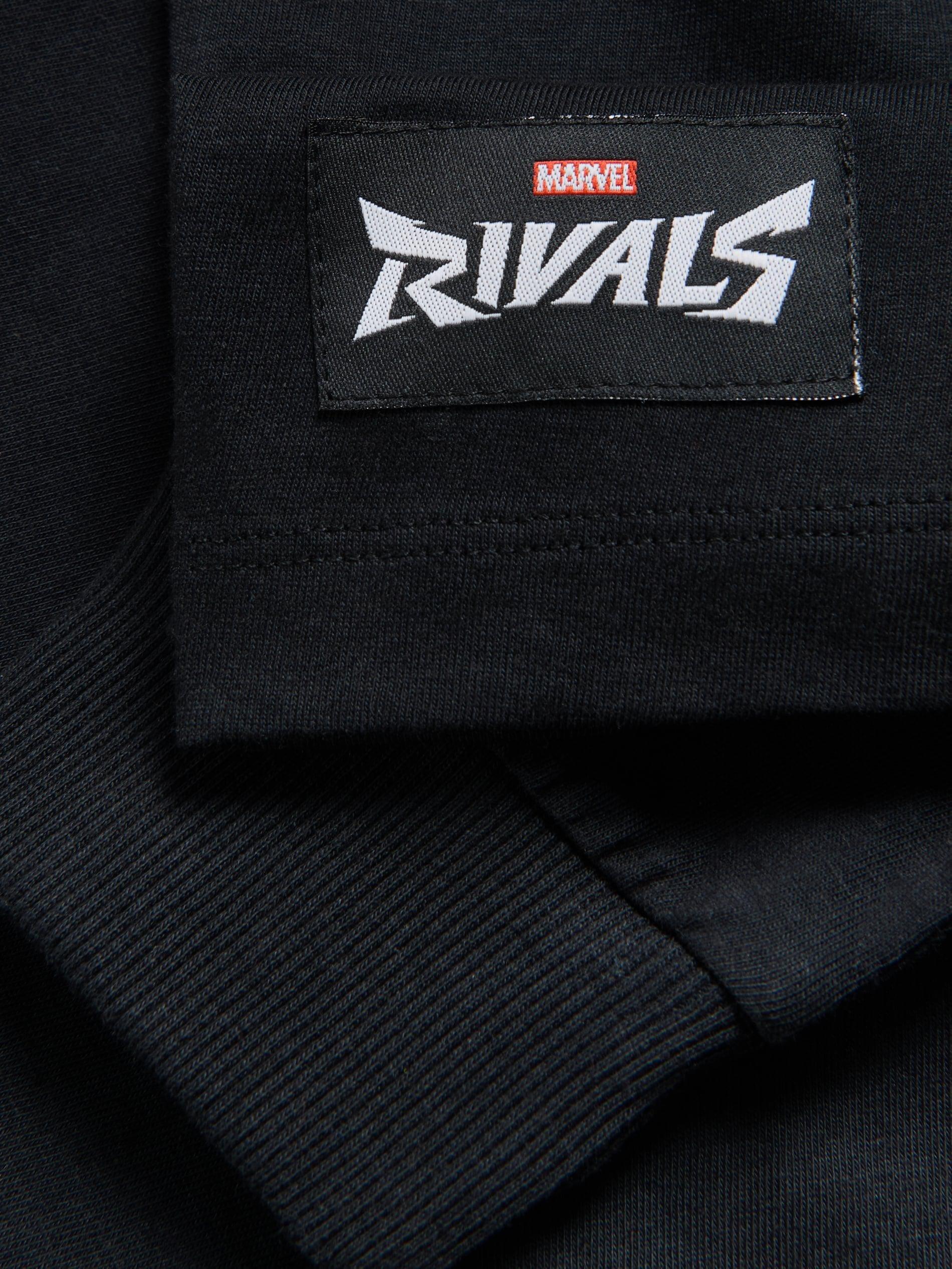 Black Marvel Rivals Long-Sleeve Top, Black, medium