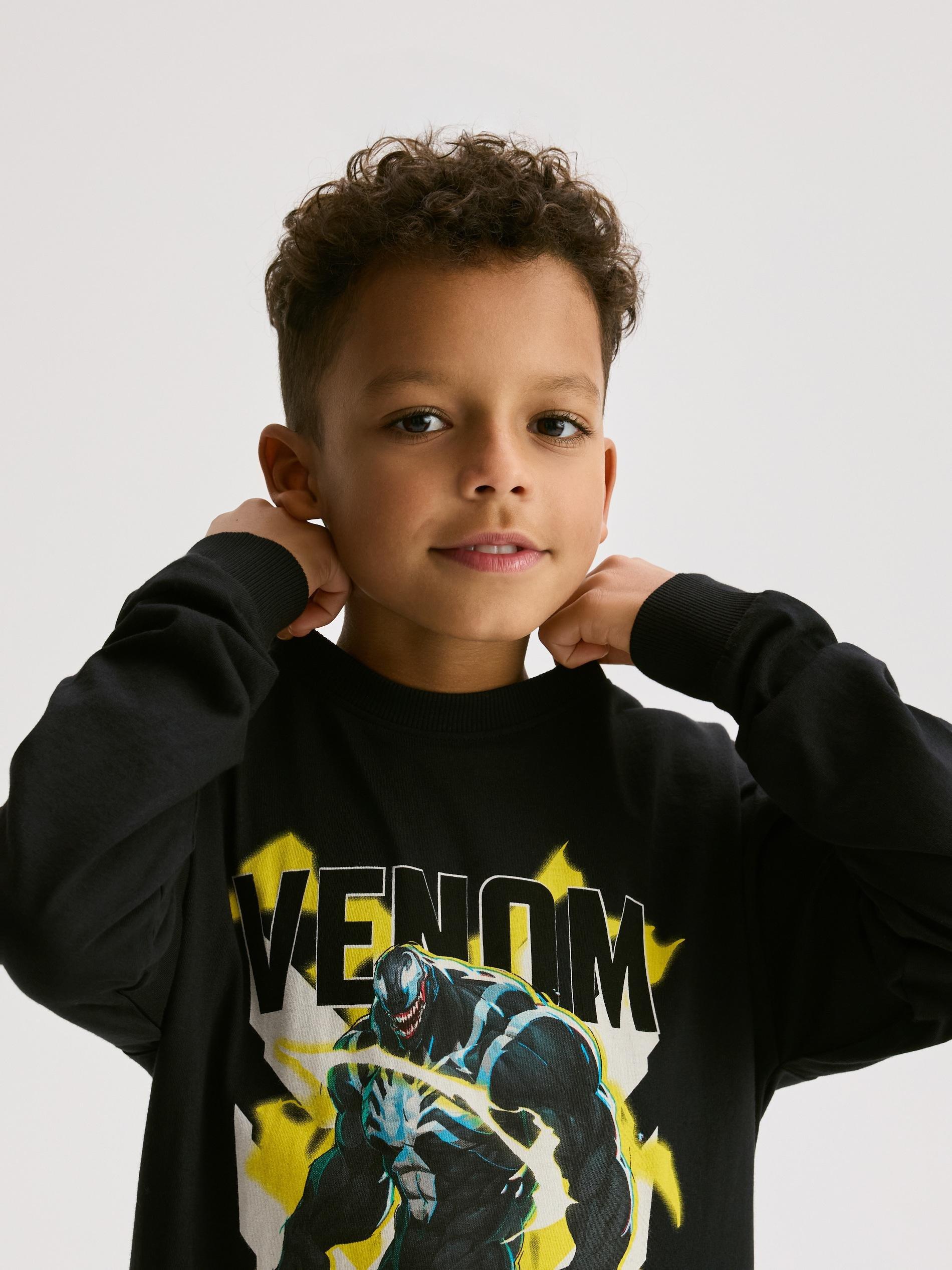 Black Marvel Rivals Long-Sleeve Top, Black, large image number 4