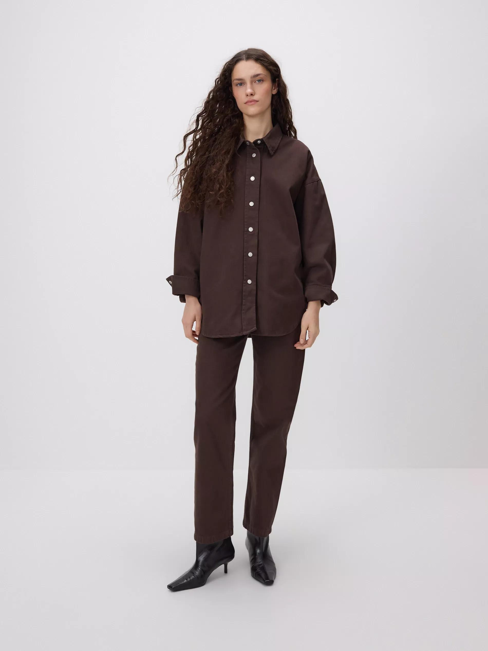 DARK GREY JEANS Straight fit jeans, 7401_89J, large image number 0