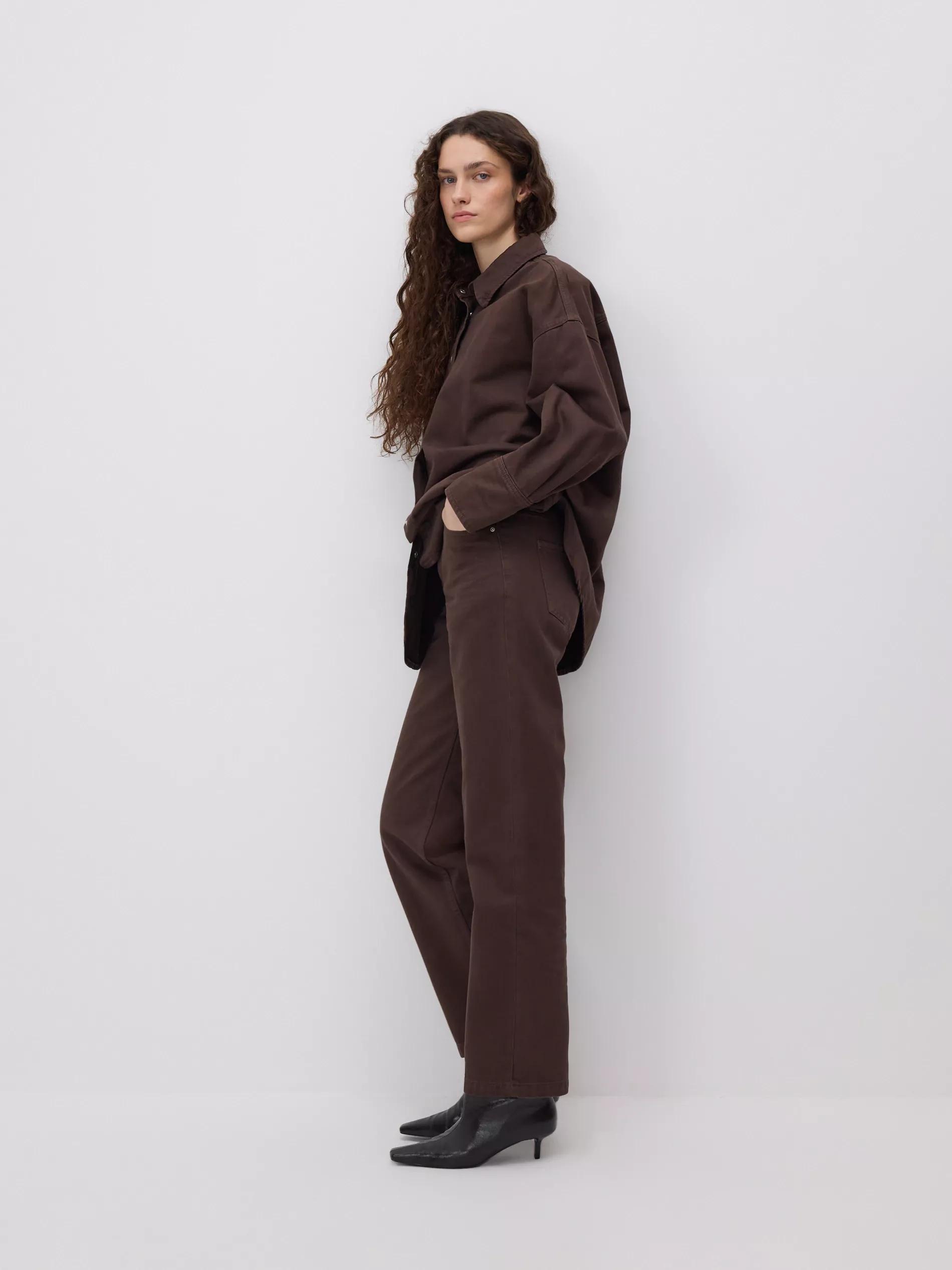 DARK GREY JEANS Straight fit jeans, 7401_89J, large image number 3