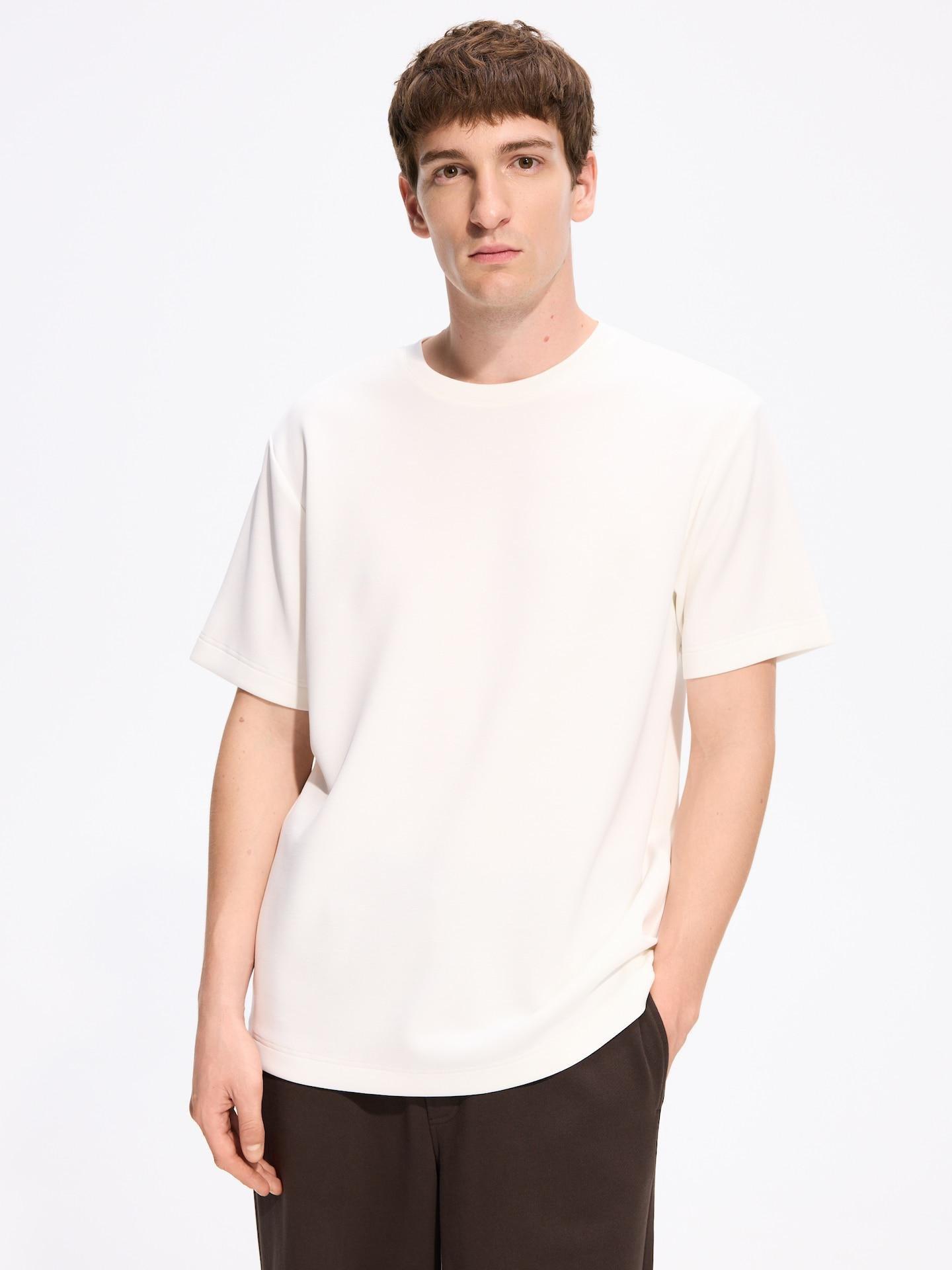 Cream Regular Fit Modal Blend T-Shirt, Ivory, medium