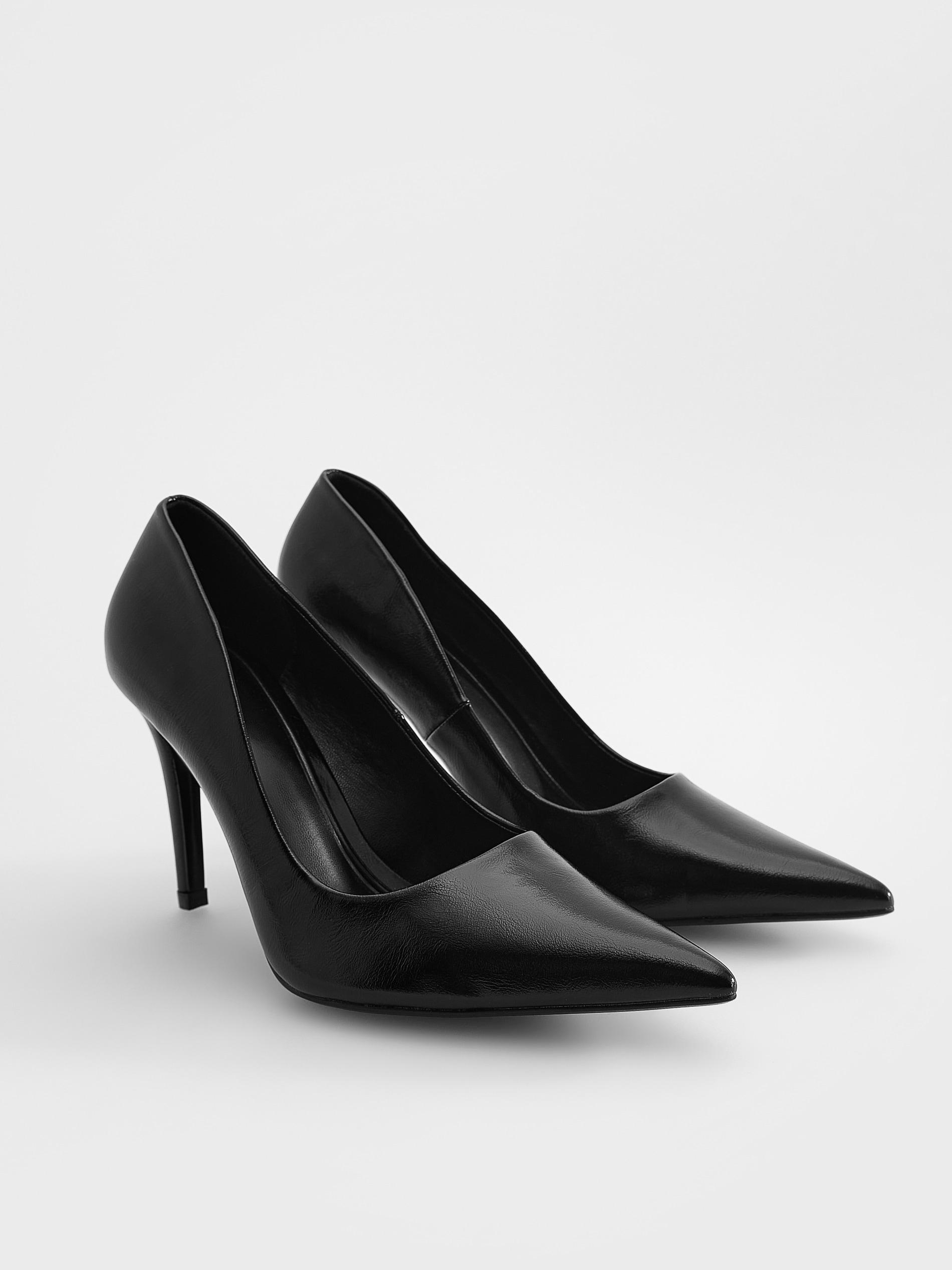 Black High Heel Pumps, , large image number 5
