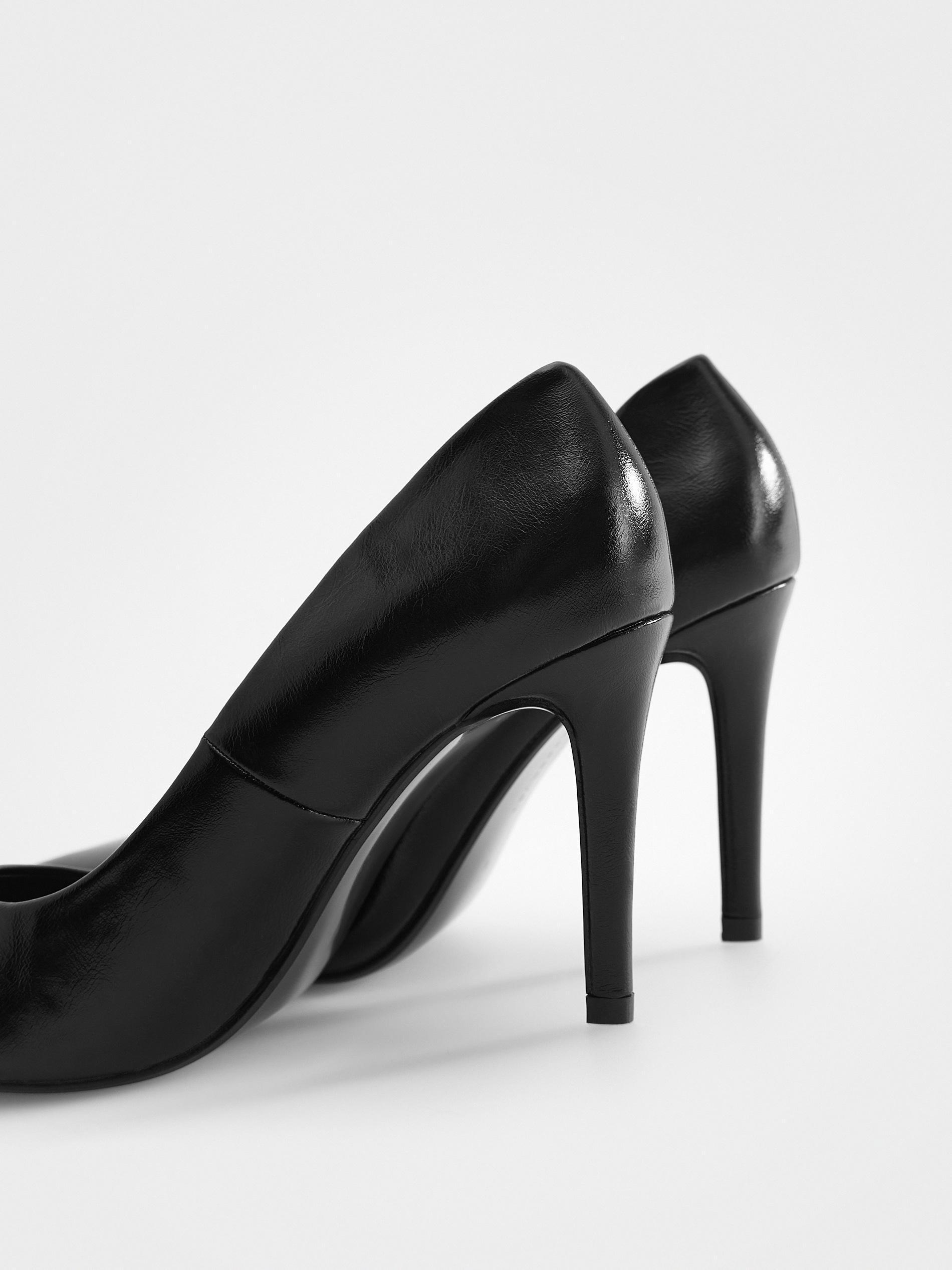 Black High Heel Pumps, , large image number 6