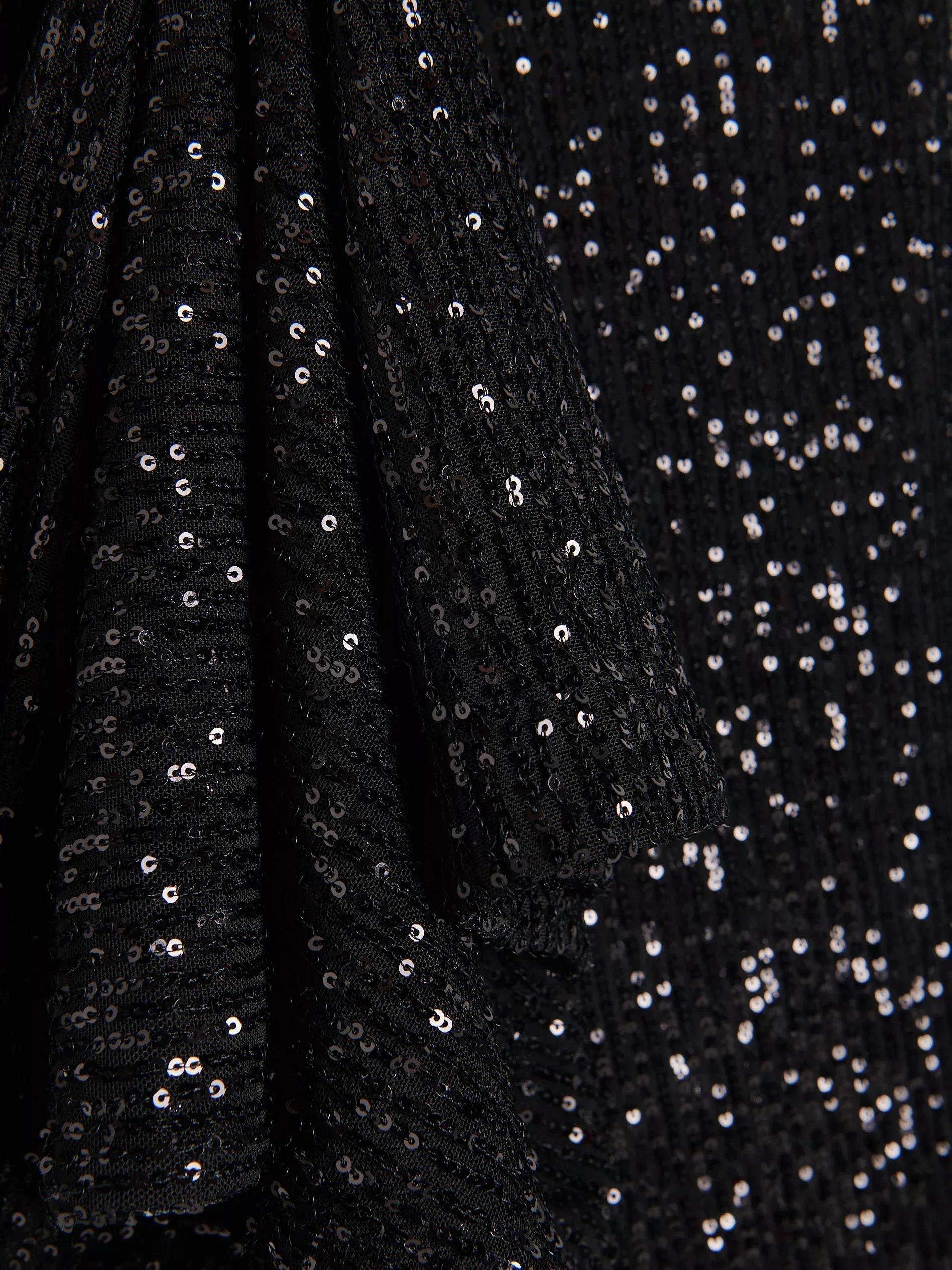 Black Sequin Trousers, , large image number 5