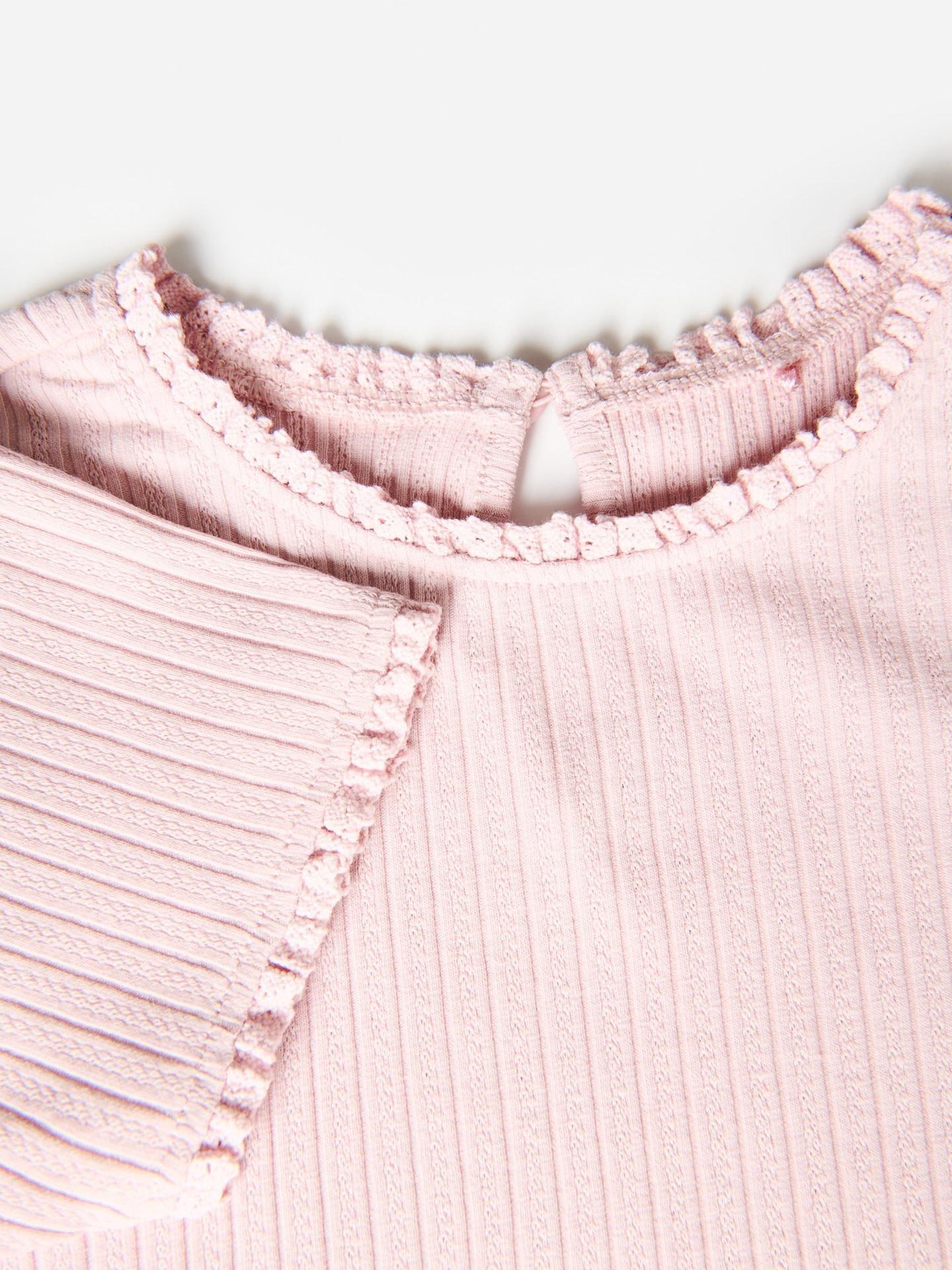 Purpletextured Cotton T-Shirt, Pink, medium