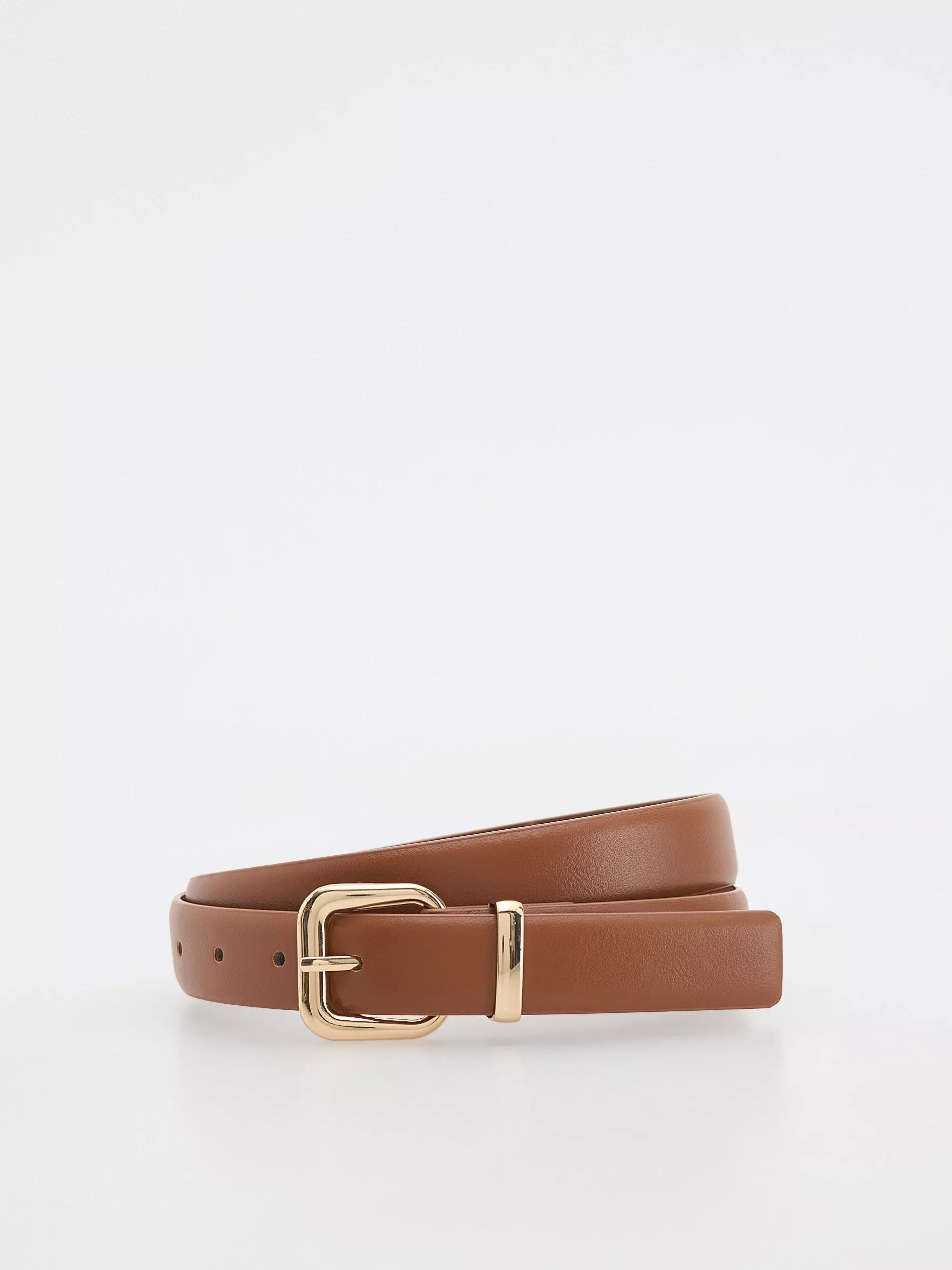 Brown Unisex Belt, , medium