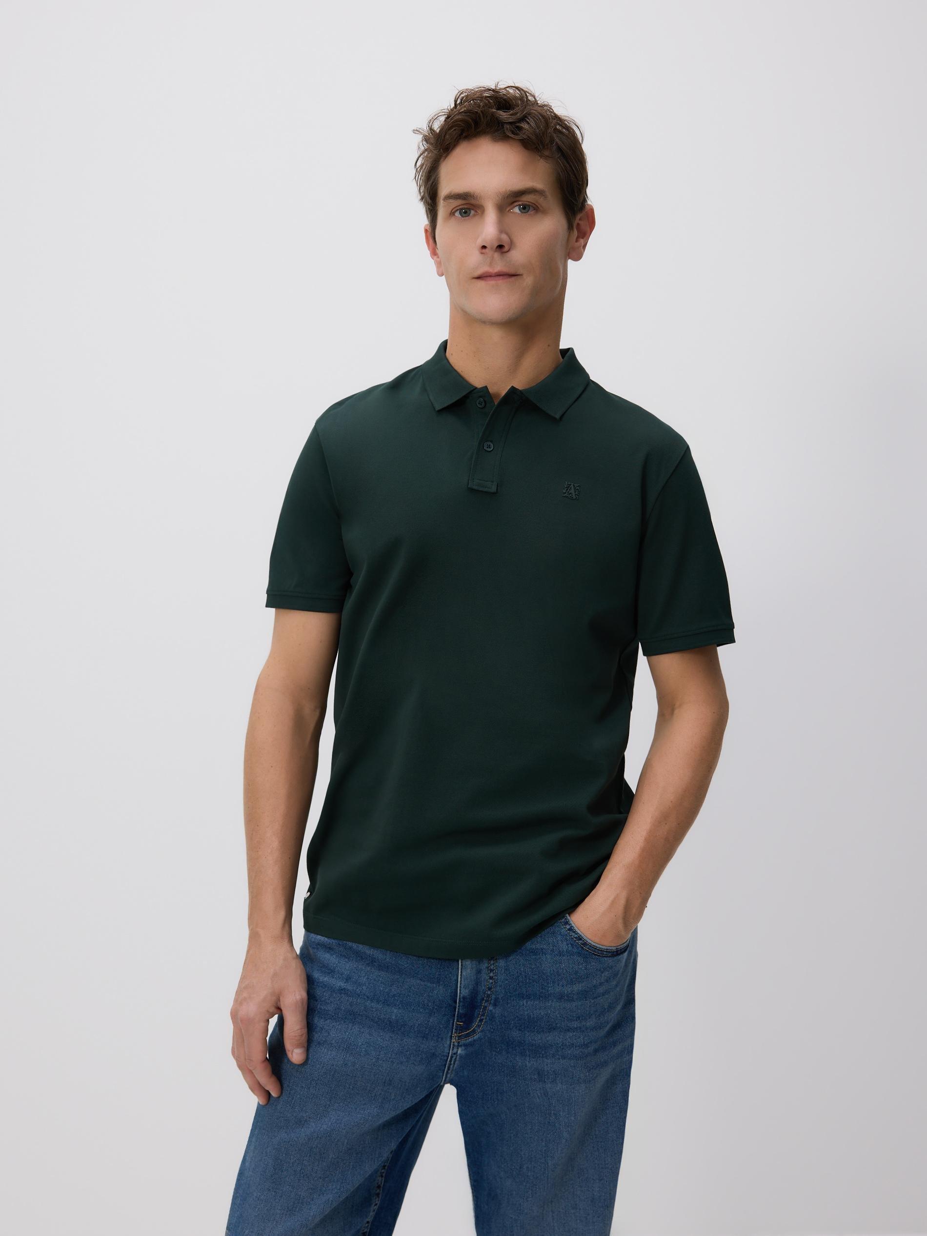 Green Polo, Khaki, large image number 3