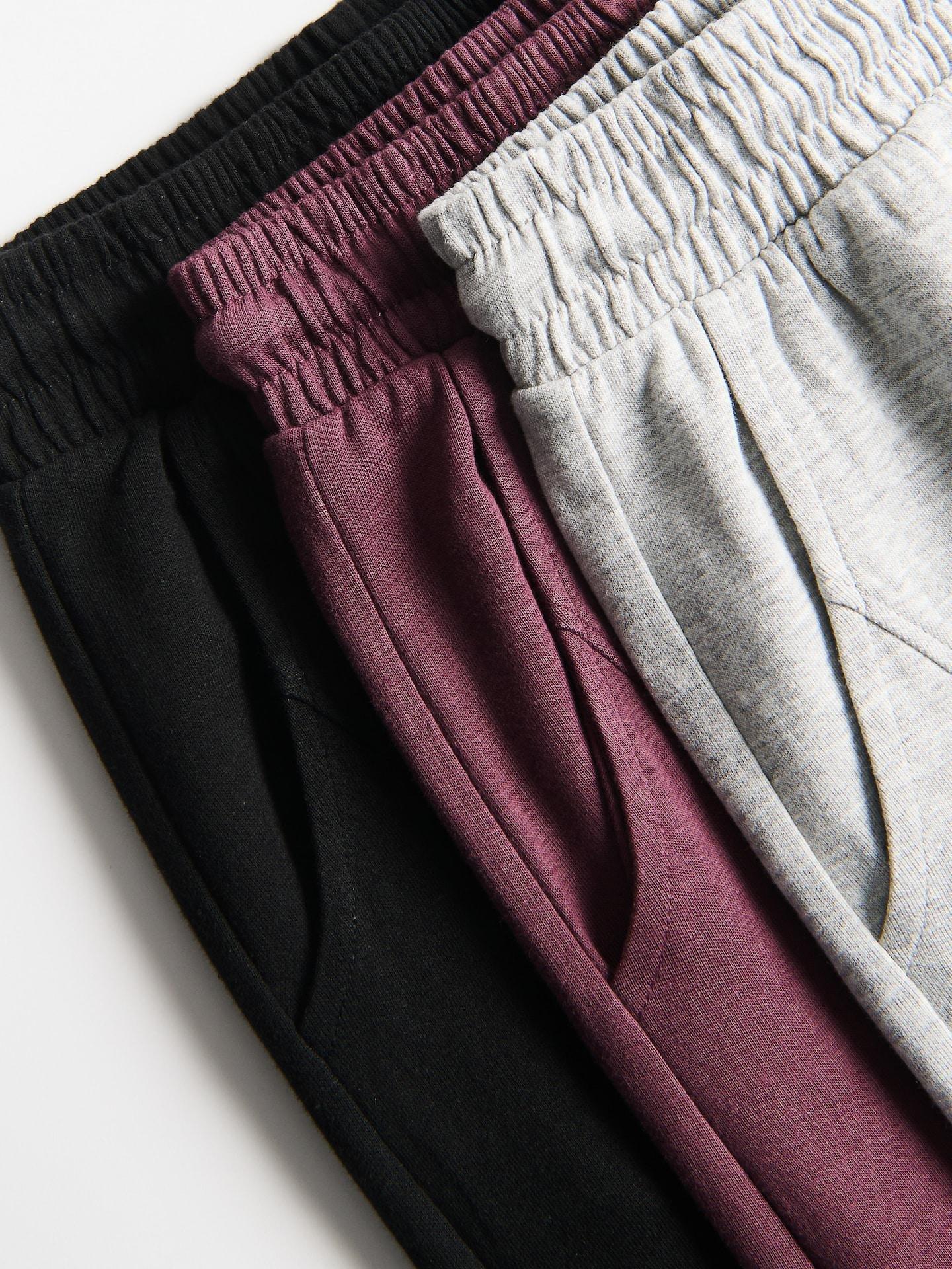 Black Barrel Sweatpants, Black, medium