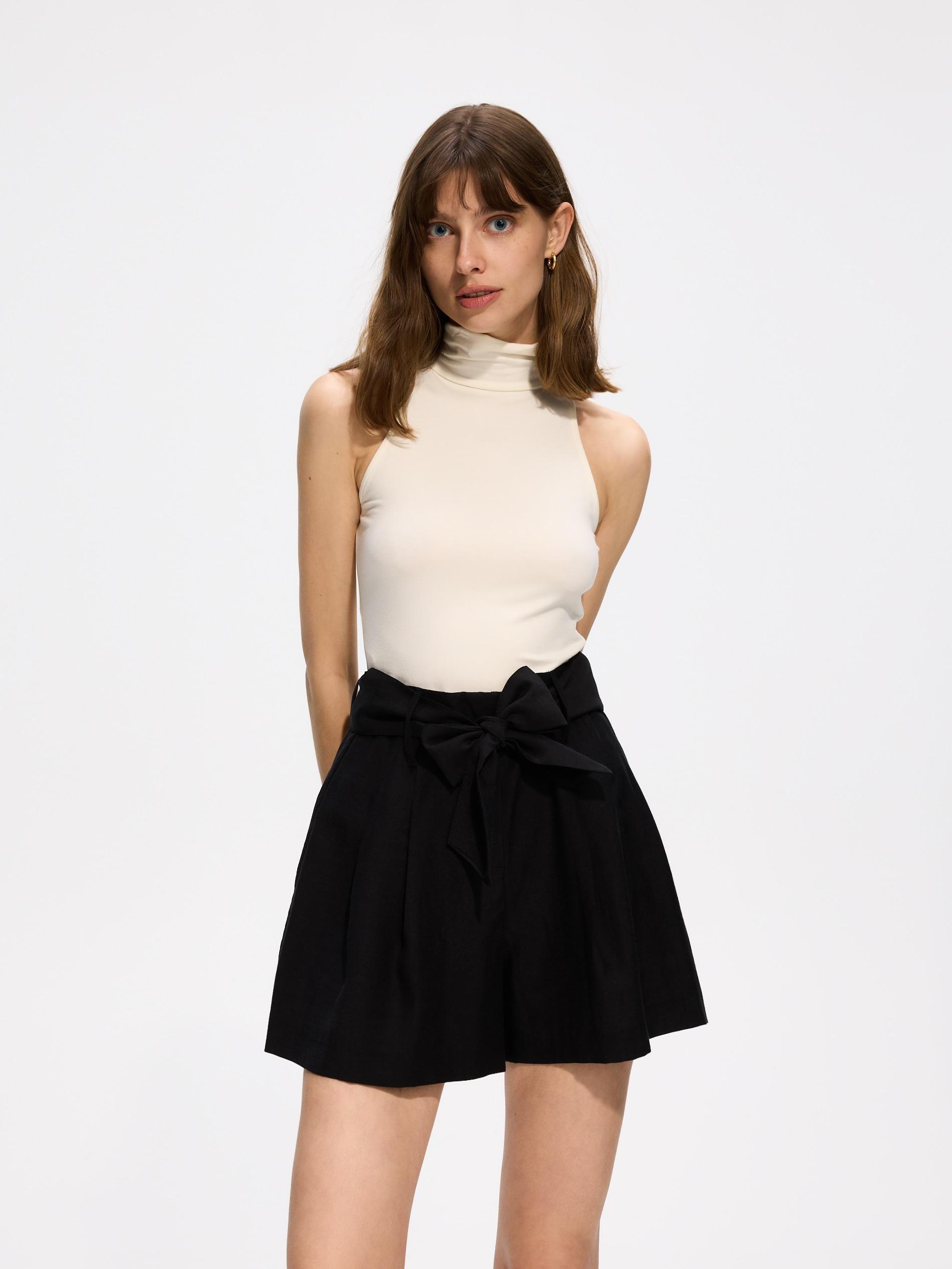 شورت لايوسيل خليط أسود, Black, medium