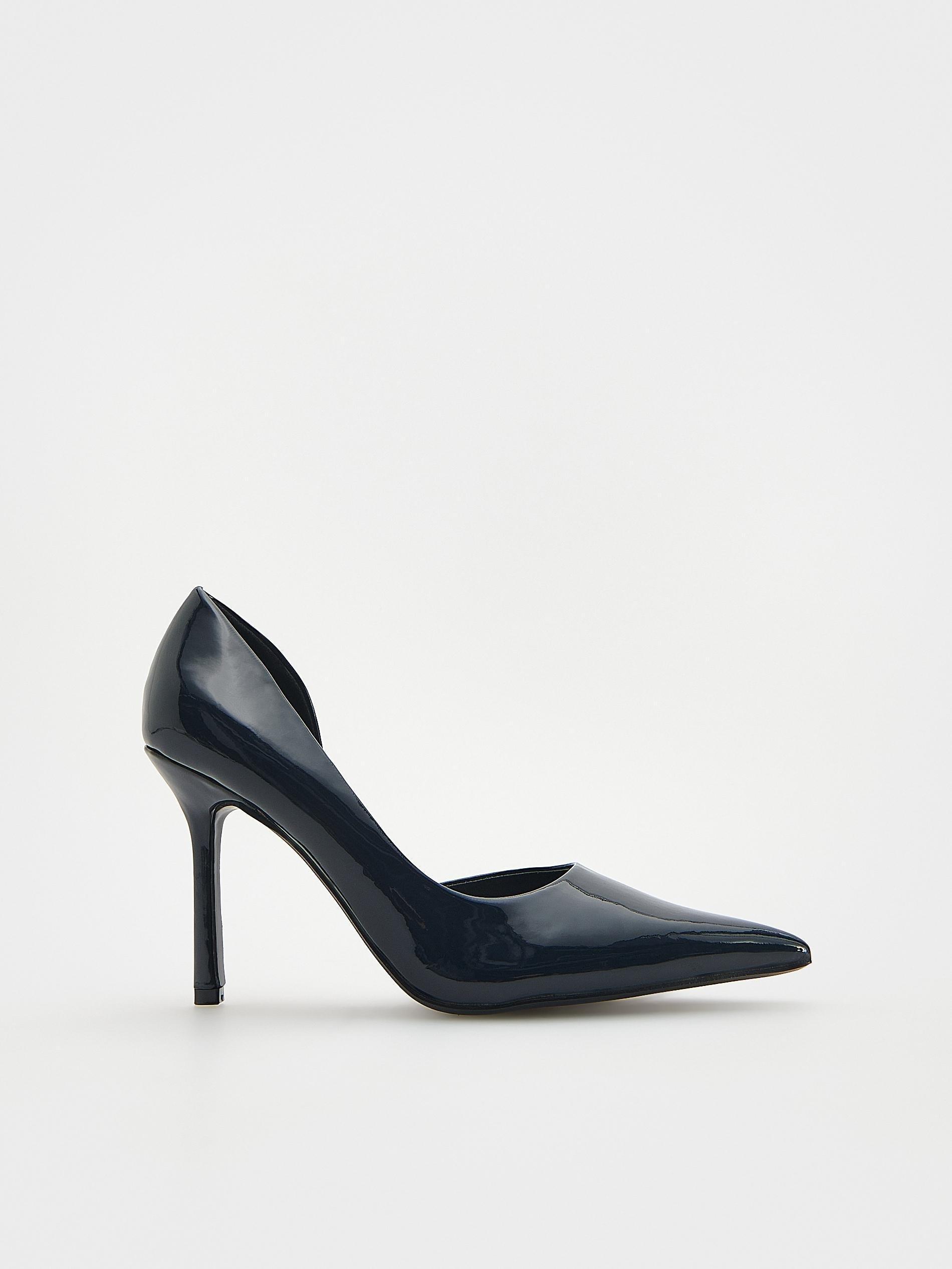 Navy High Heeled Pumps, , large image number 1