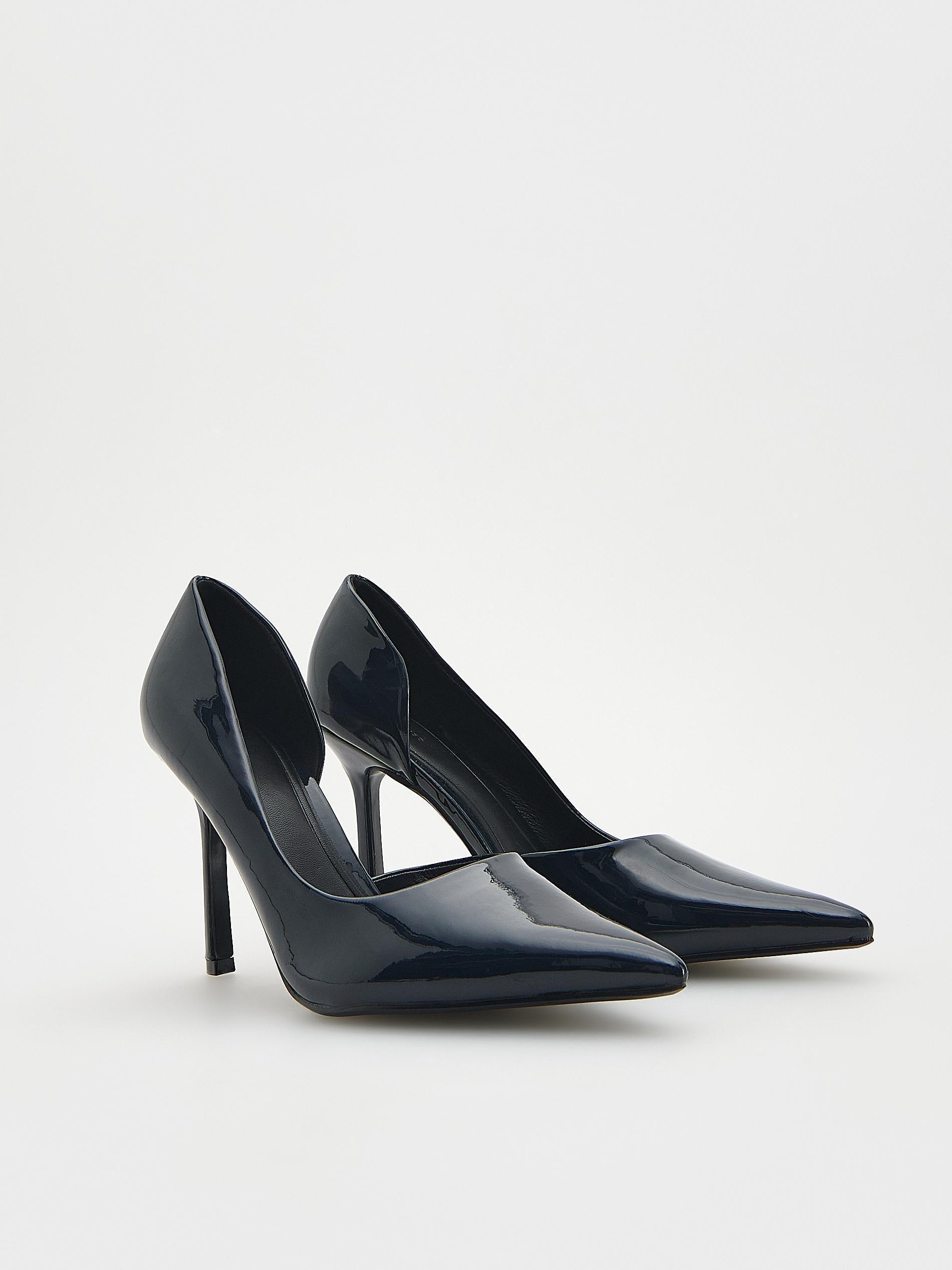 Navy High Heeled Pumps, , large image number 2