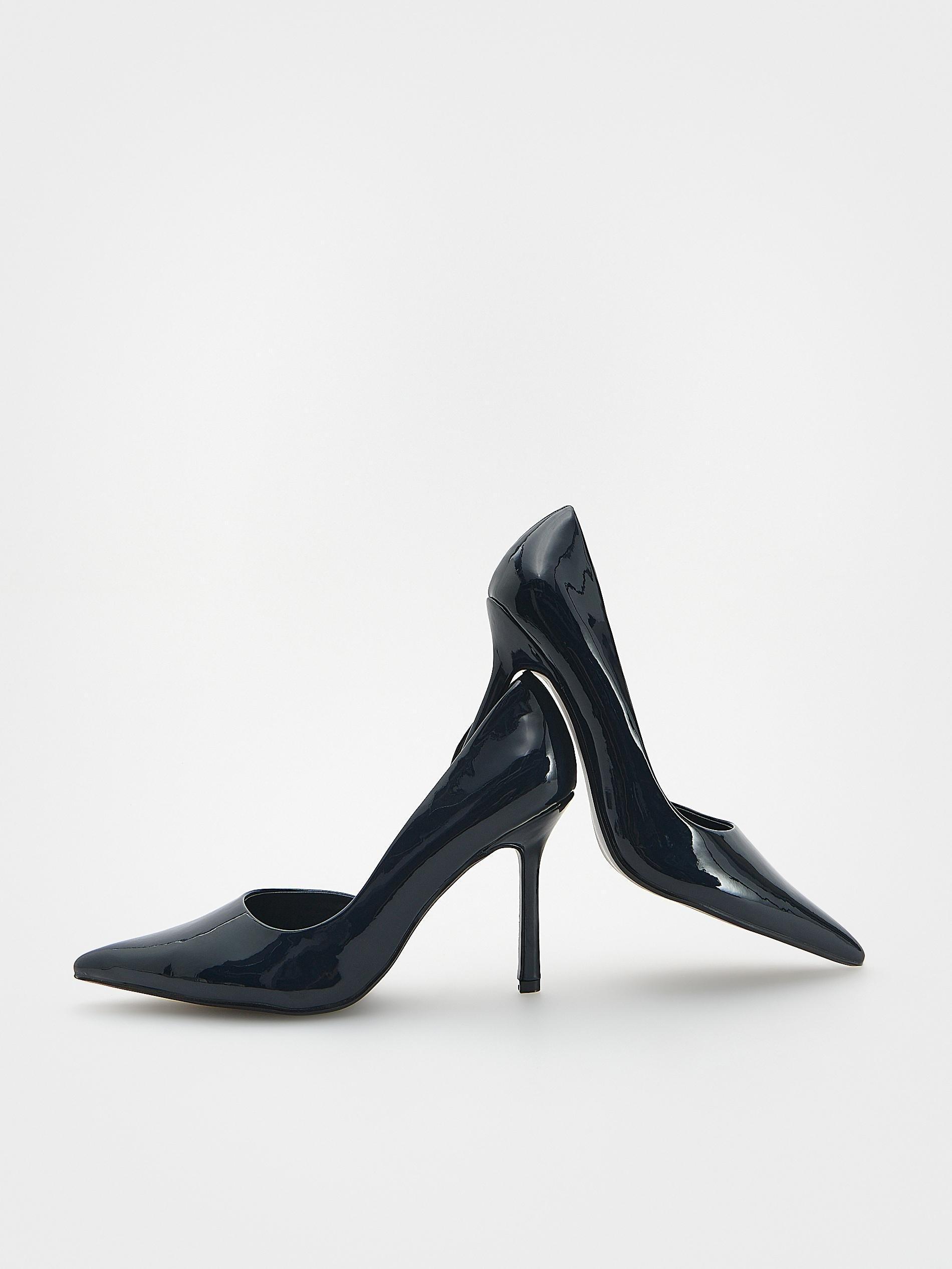 Navy High Heeled Pumps, , large image number 4