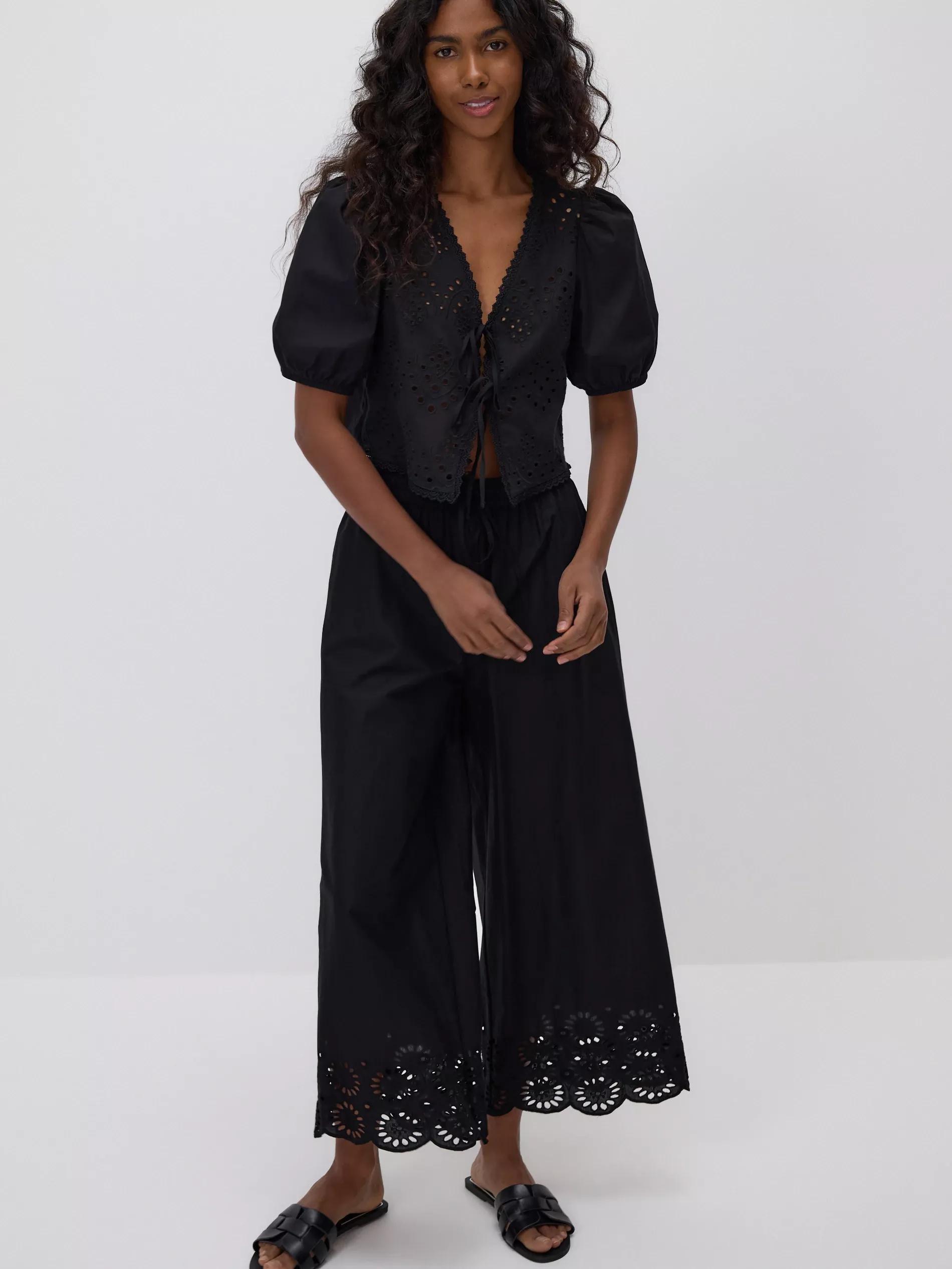 Black Blouse, Black, large image number 1