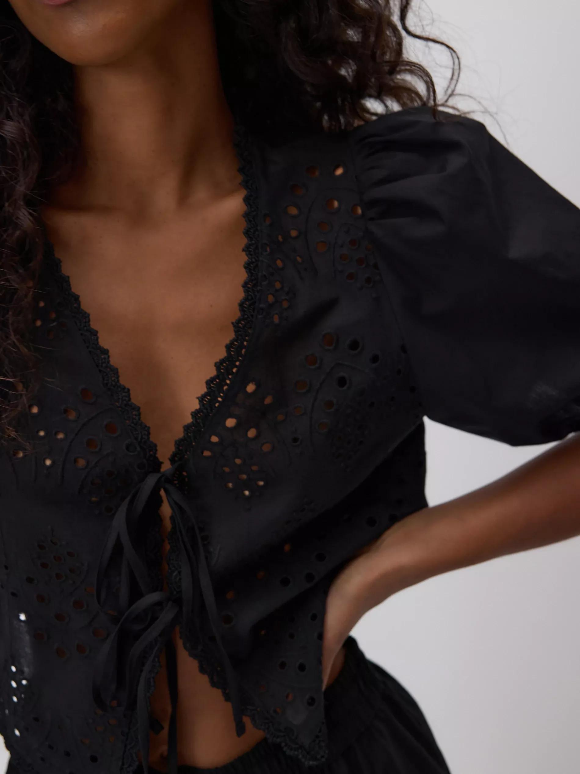 Black Blouse, Black, large image number 2