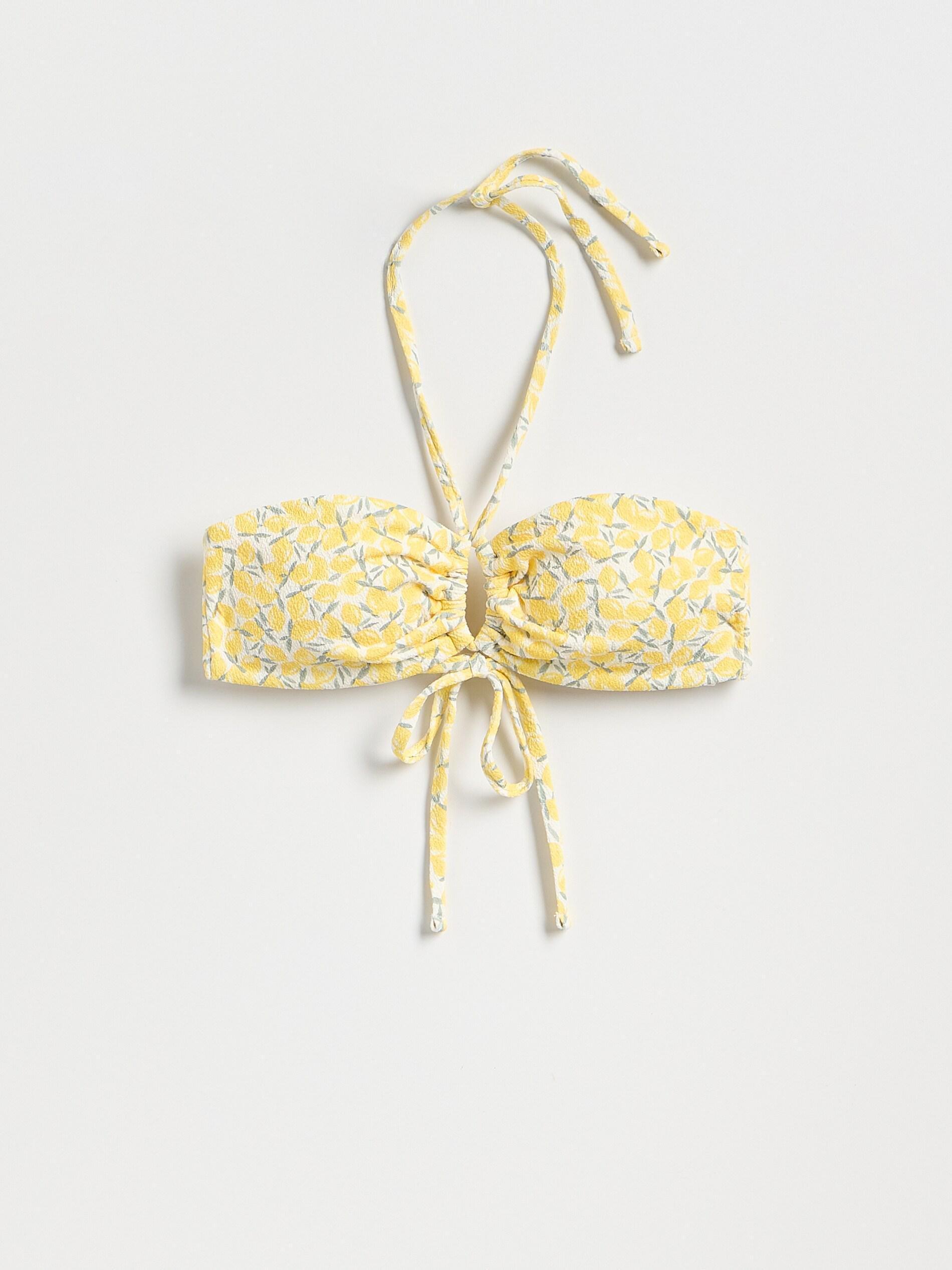 Yellow Bikini Top, Yellow, large image number 5