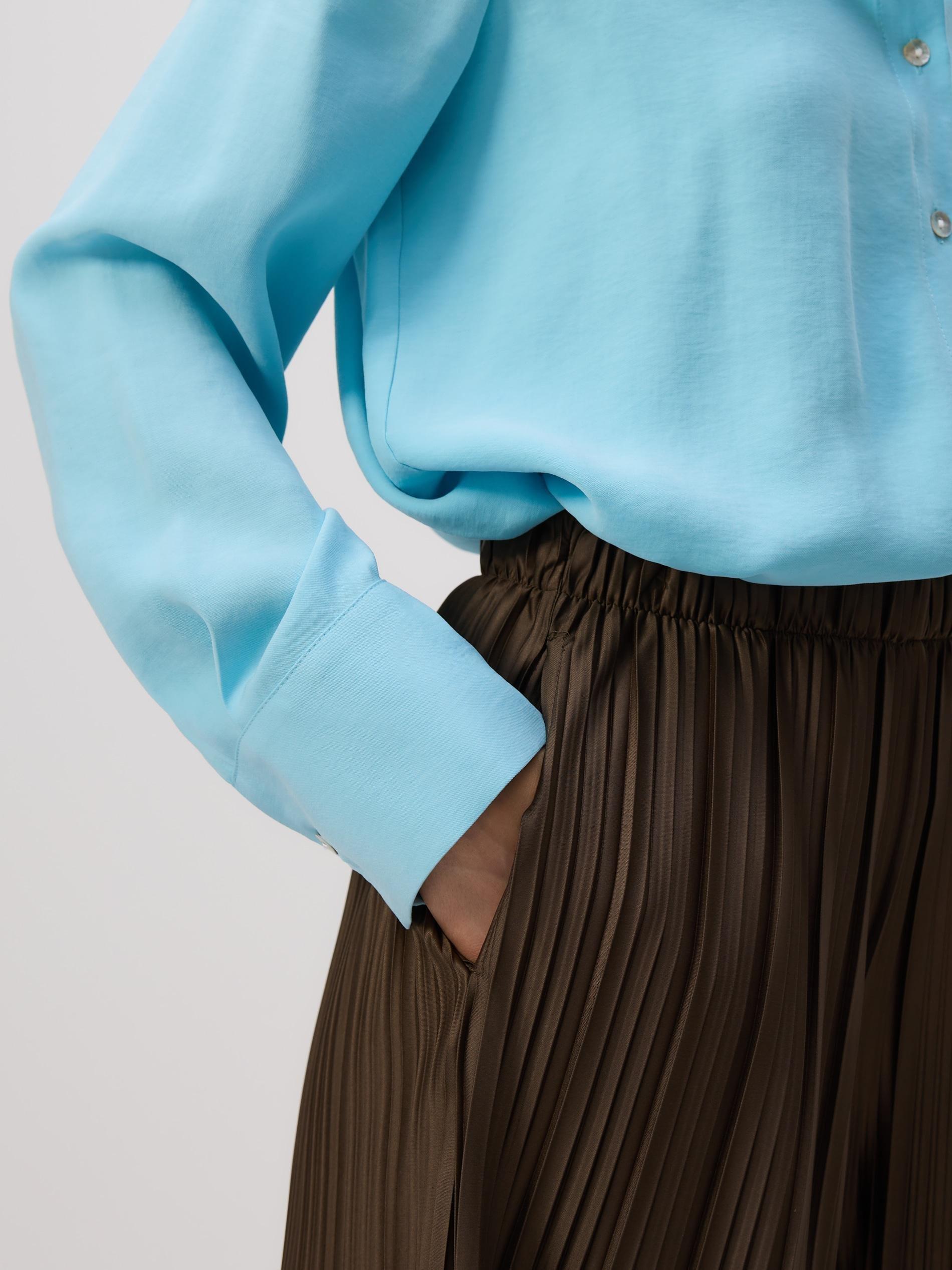 BROWNISH GREEN LADIES` TROUSERS, Khaki, medium