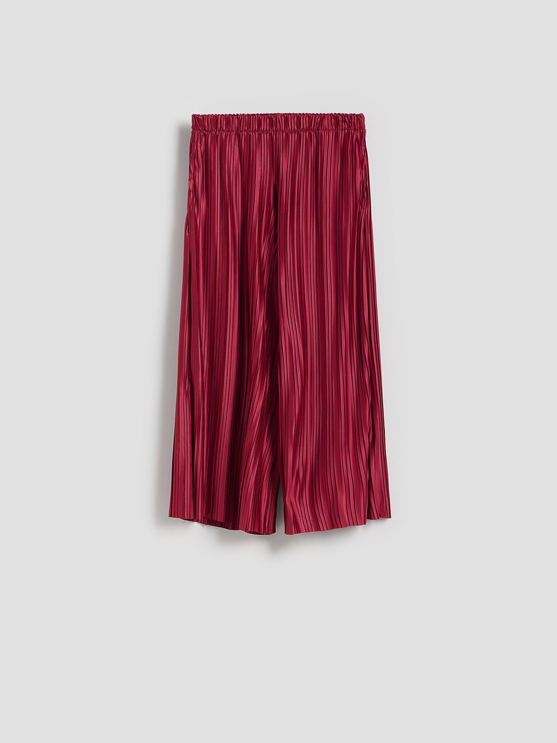 MAROON LADIES` TROUSERS, Burgundy, large image number 5