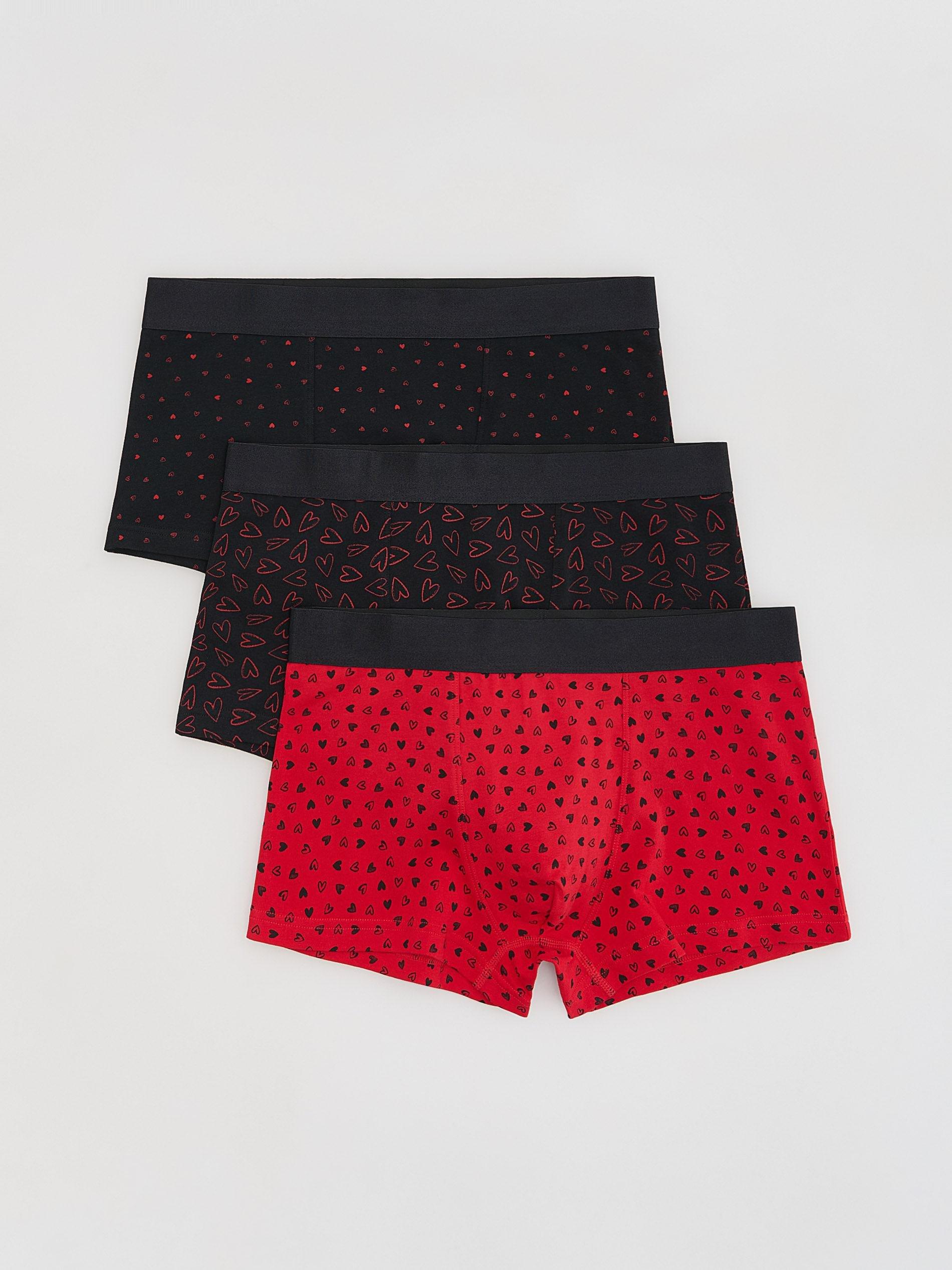 Black Classic Boxers 3 Pack, Black, medium