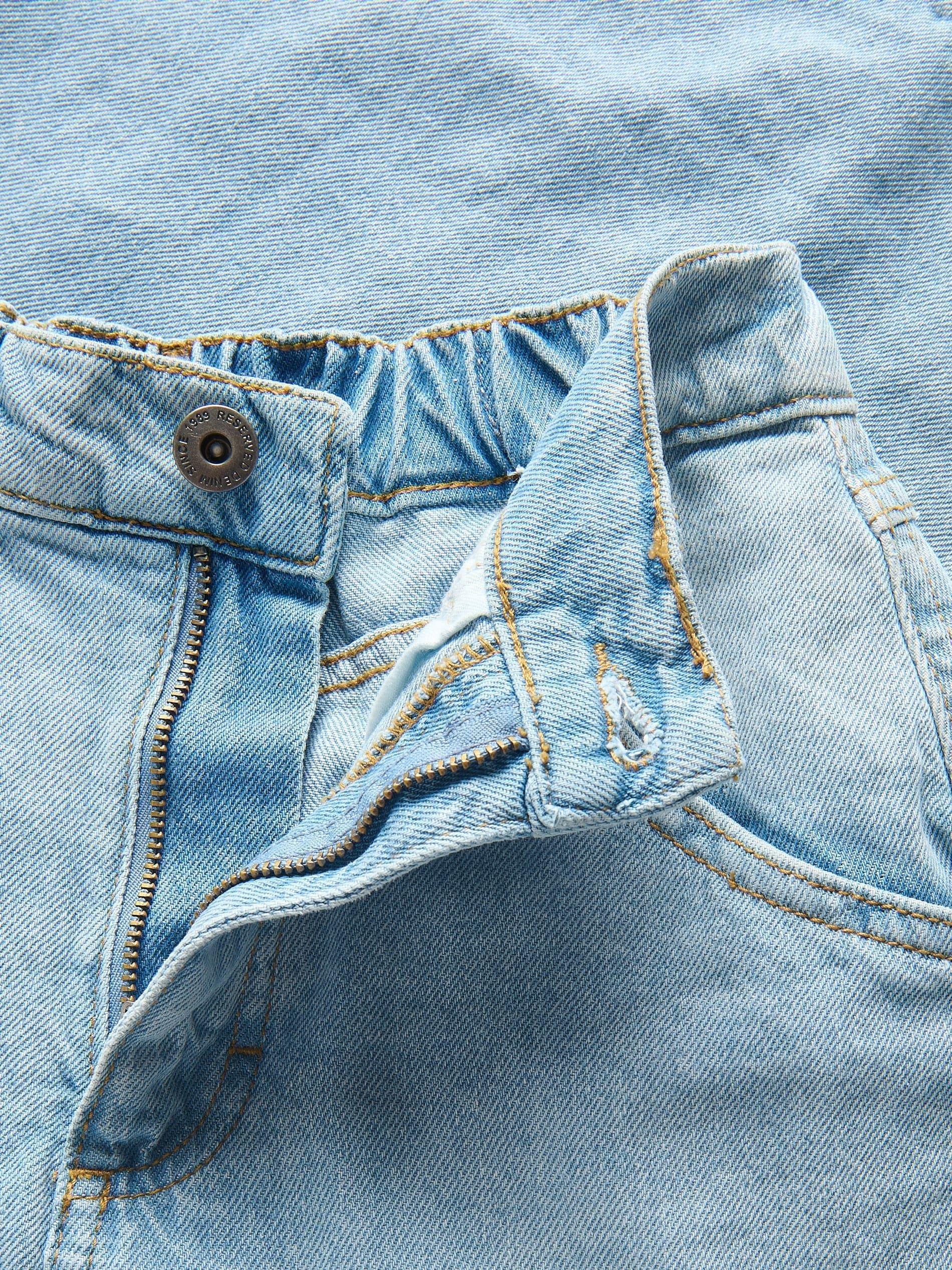 BLUE Denim skirt, , large image number 3