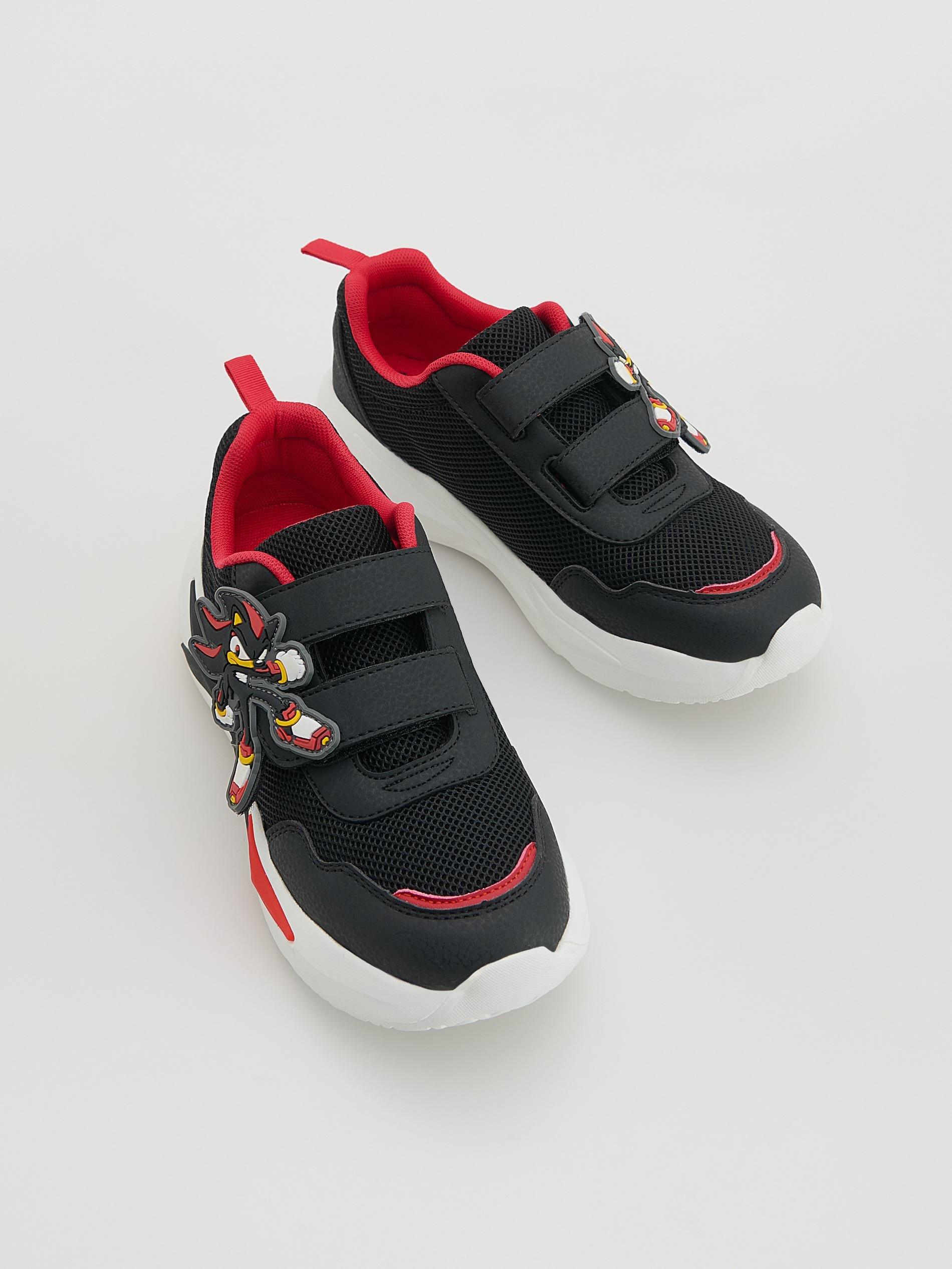Black Sonic Sports Shoes, Black, large image number 1