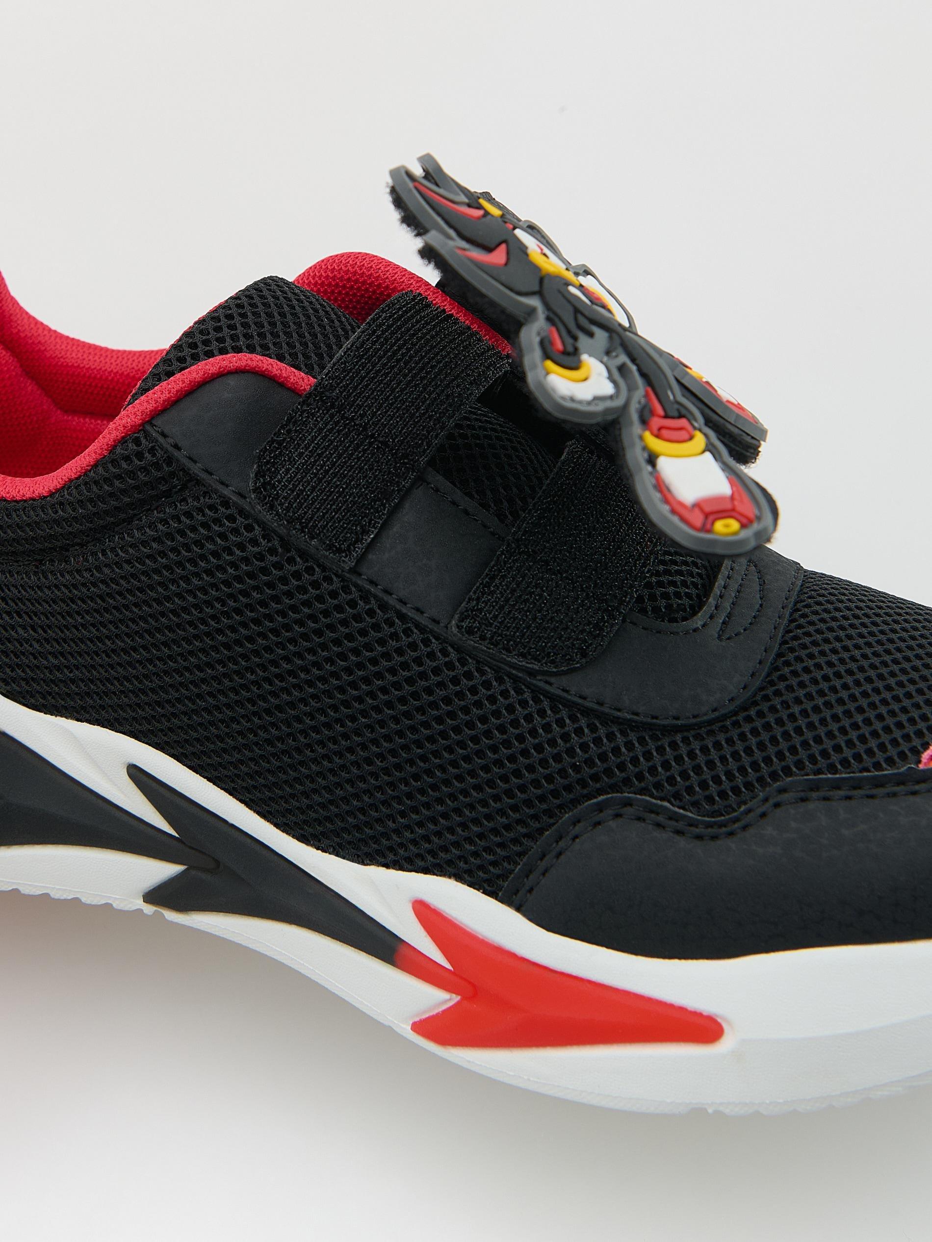 Black Sonic Sports Shoes, Black, large image number 3